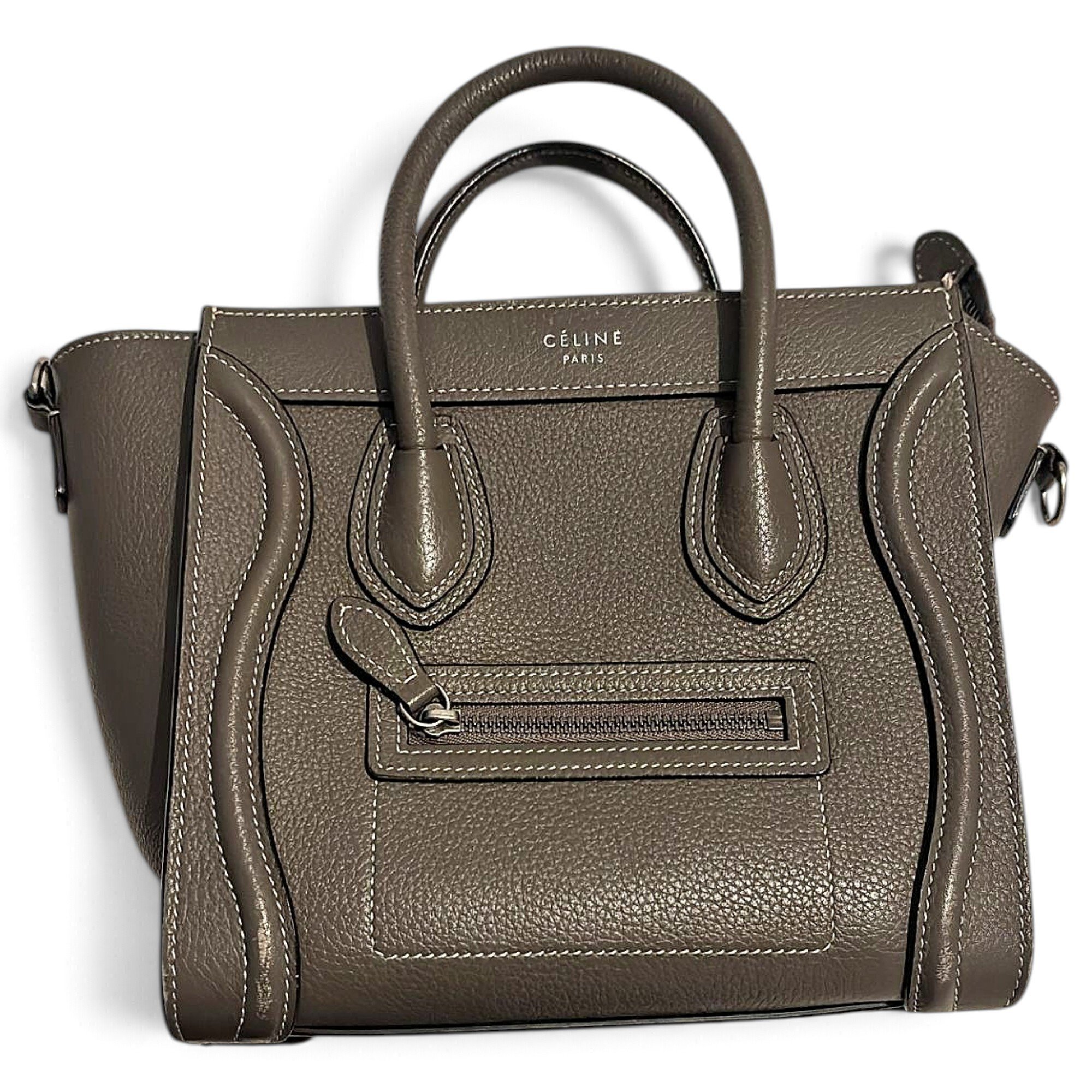 Nano Luggage leather mini bag