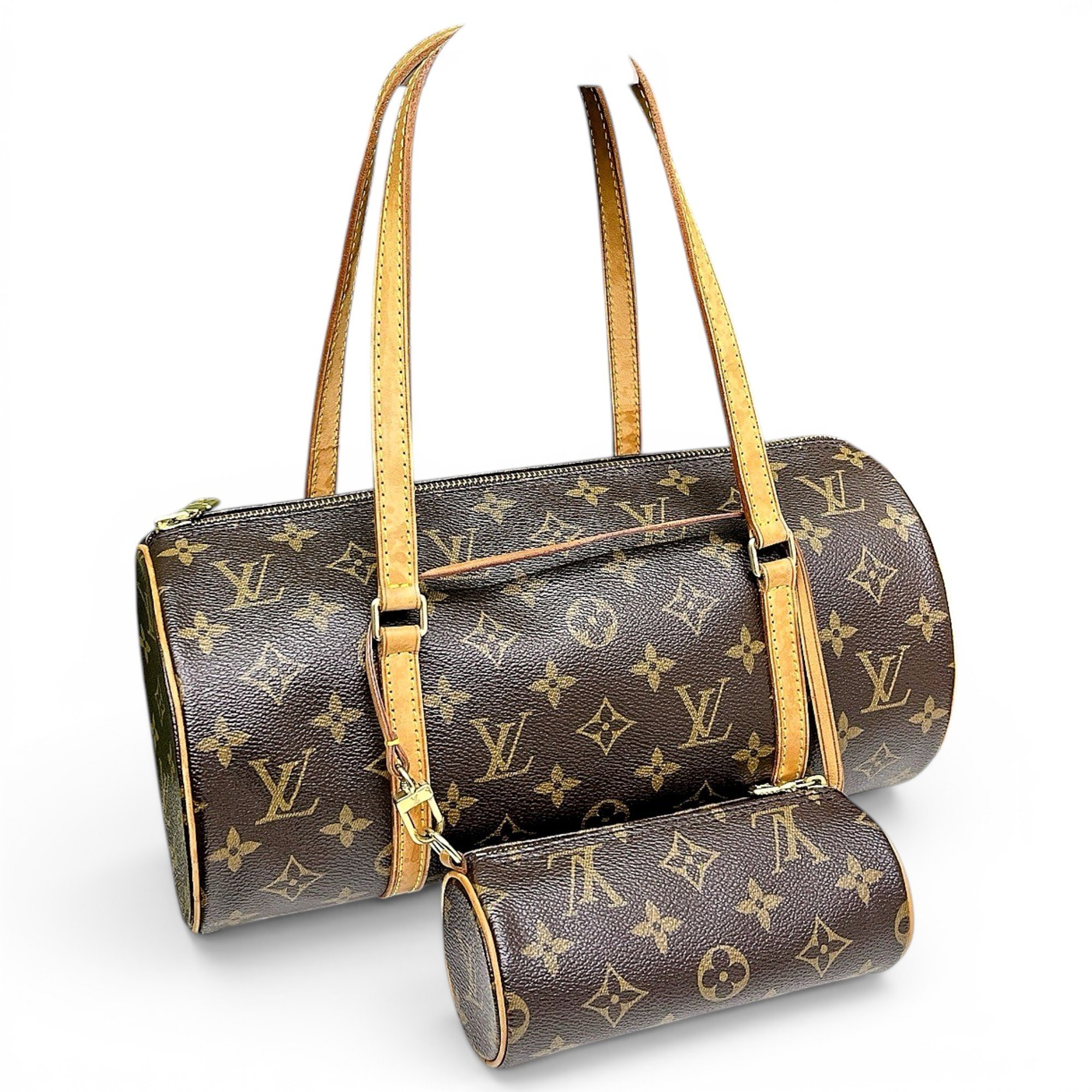 Papillon leather handbag