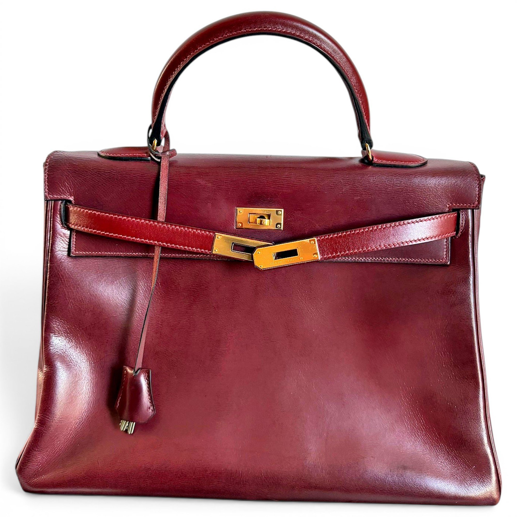 Kelly 35 leather handbag