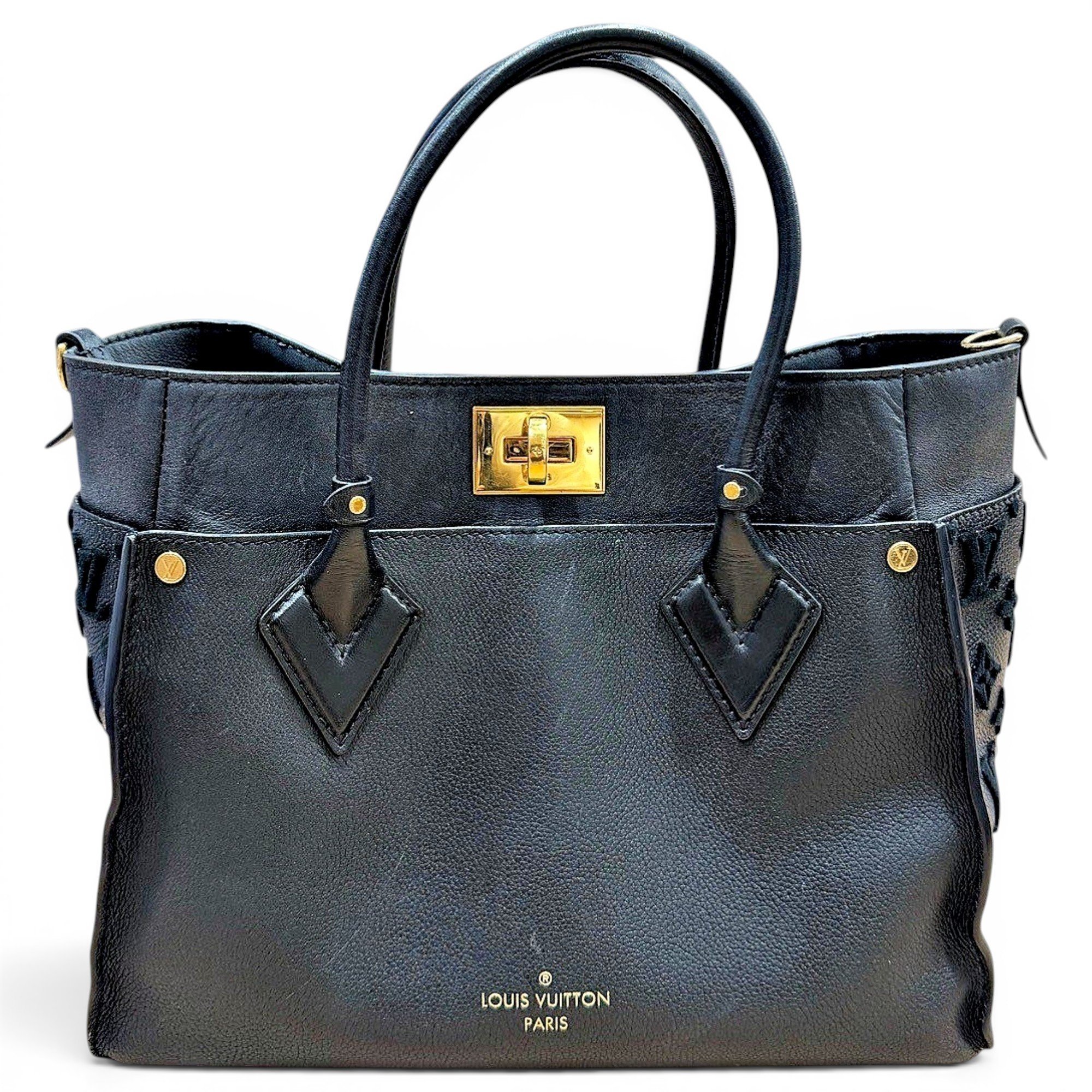 On My Side leather handbag