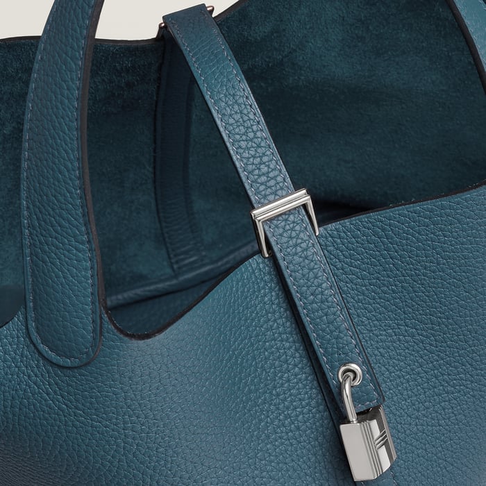 Bleu De Prusse Bolso Picotin Lock 22