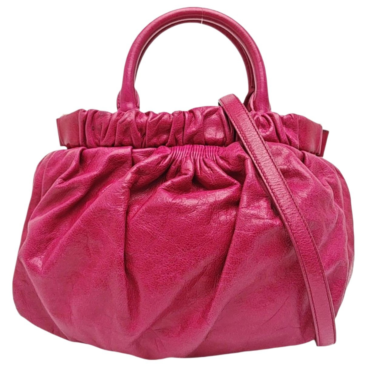 Leather handbag