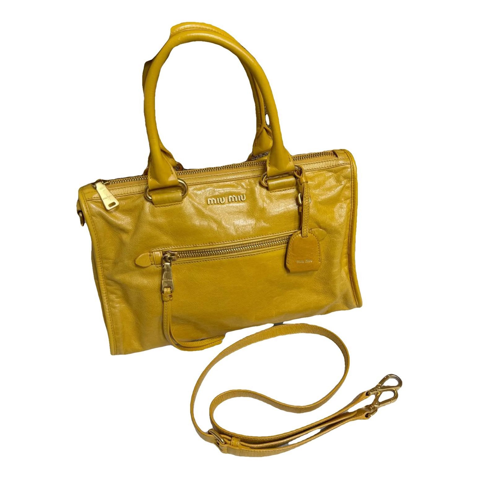 Leather crossbody bag