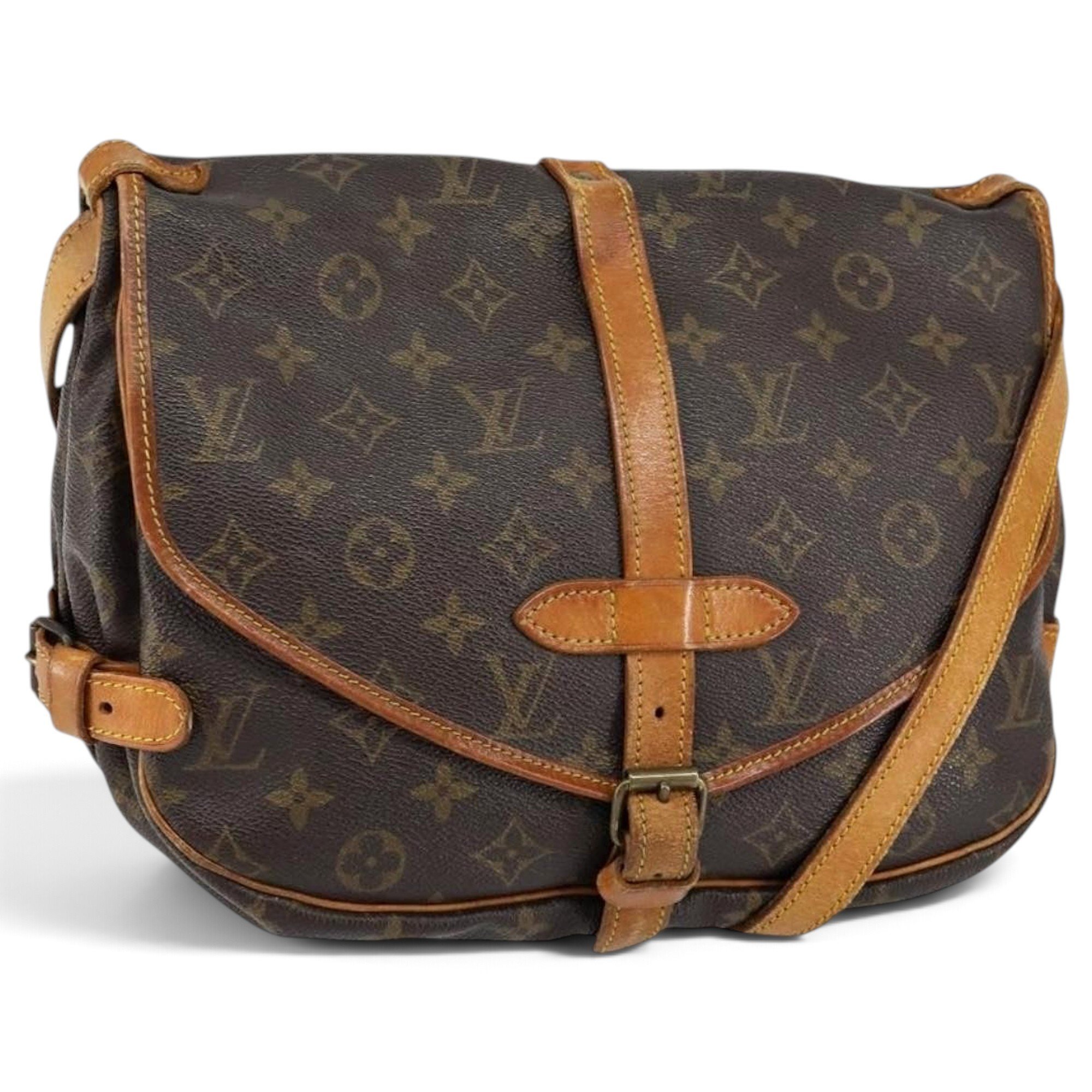 Saumur leather crossbody bag