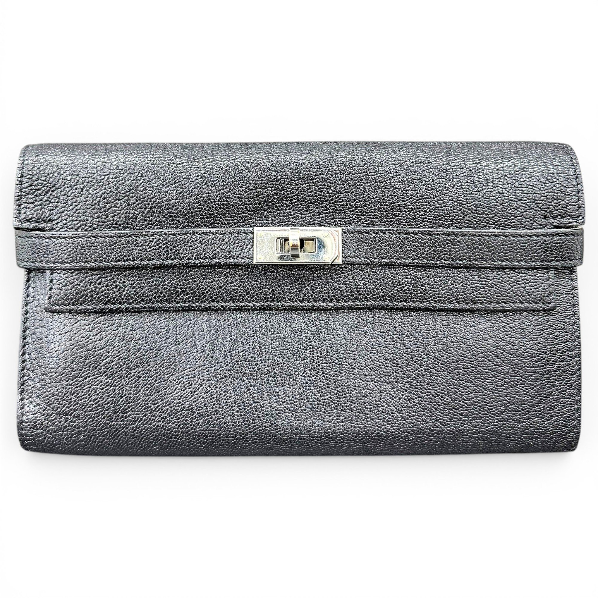 Kelly to go leather clutch bag