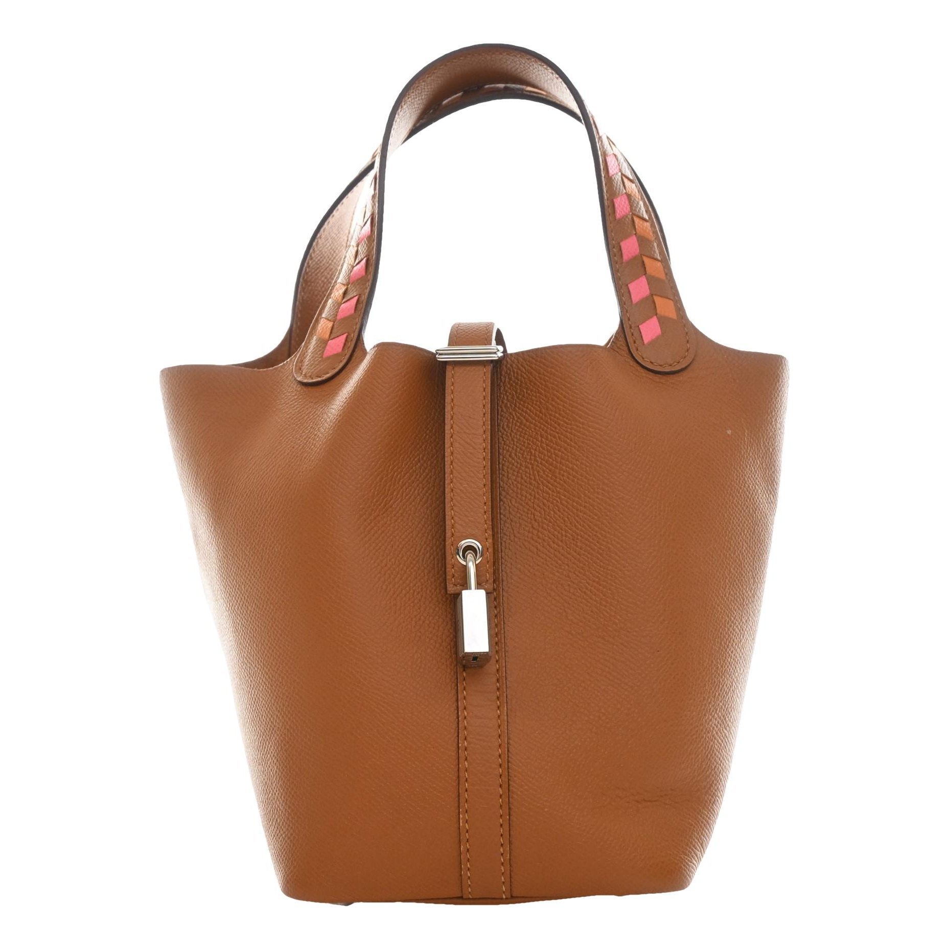Leather tote