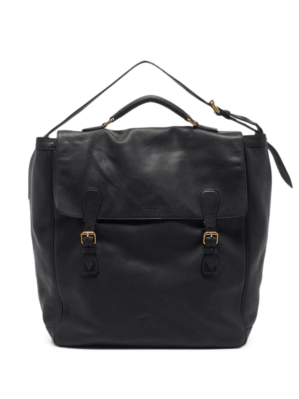 buckle-fastened weekend bag