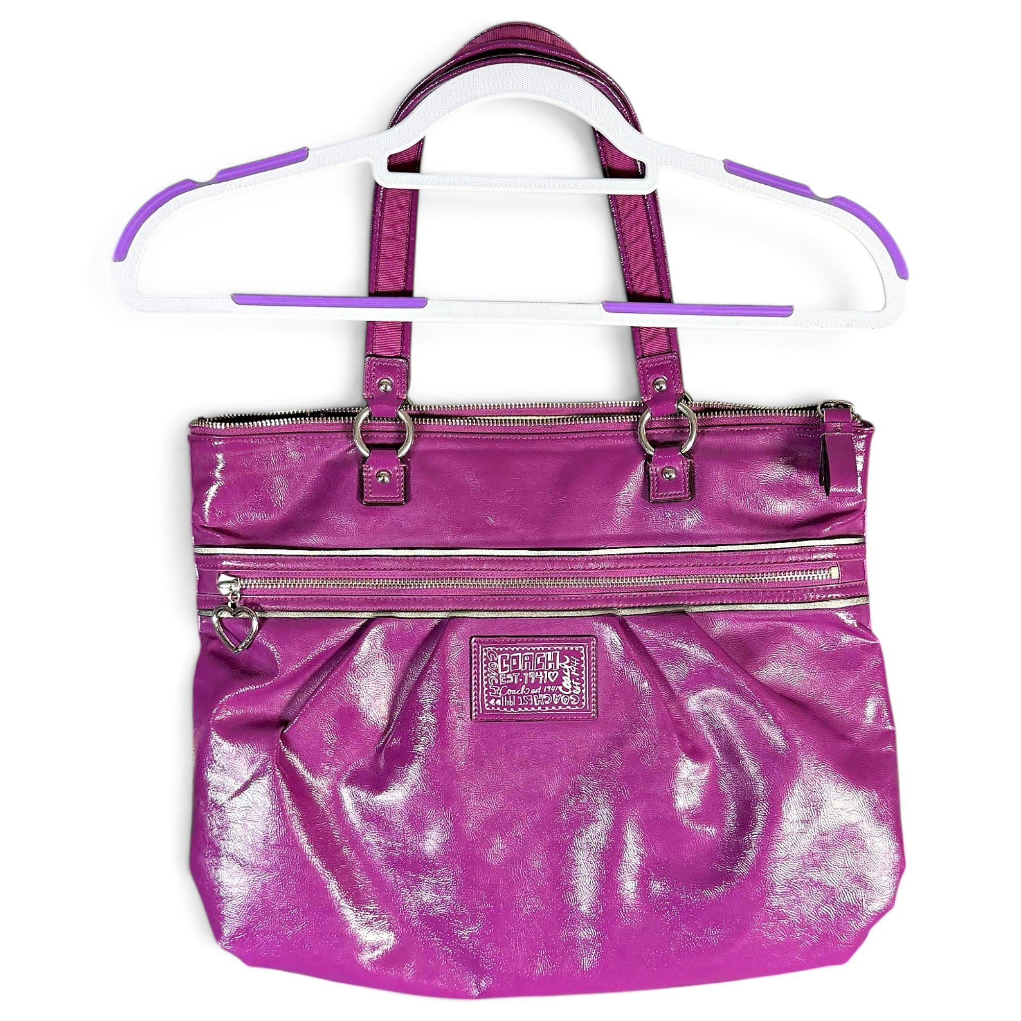 CITY ZIP TOTE vegan leather tote