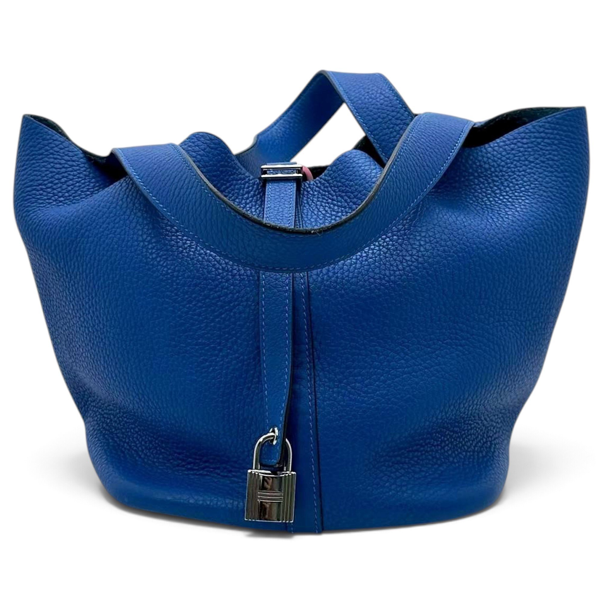 Picotin leather handbag