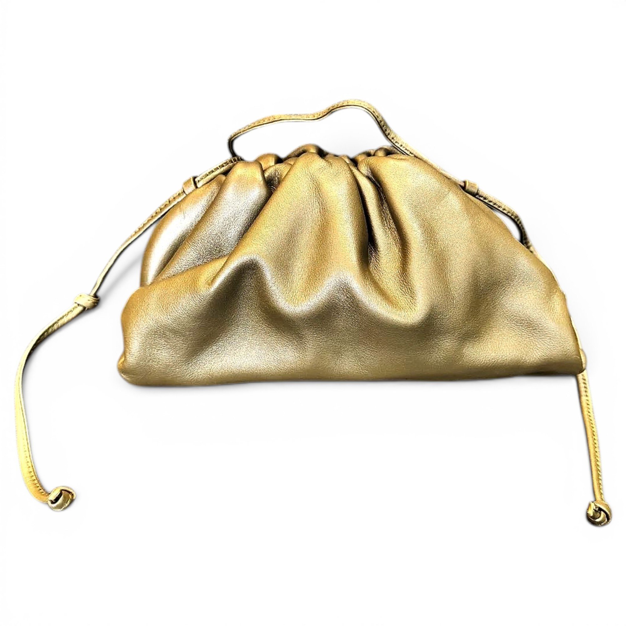 Pouch leather handbag