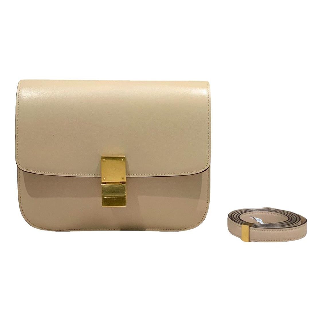 Classic leather crossbody bag