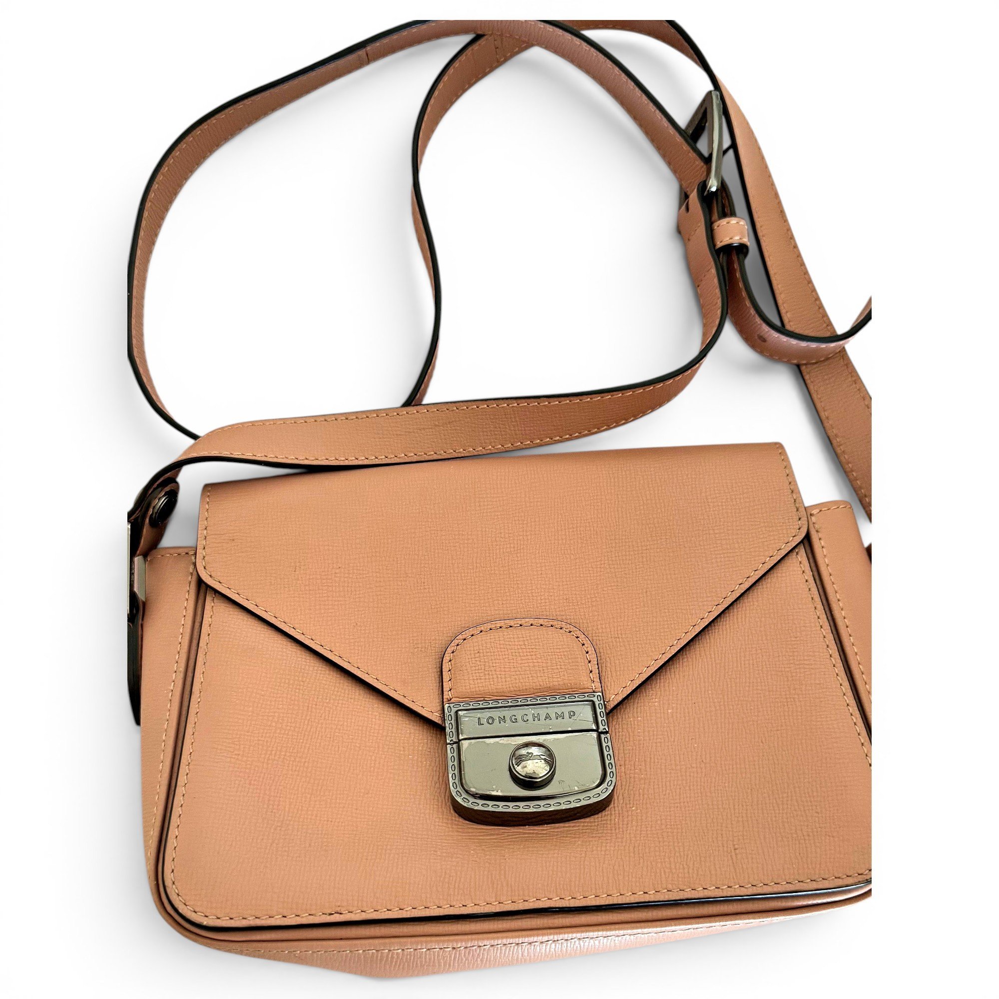 Roseau leather crossbody bag