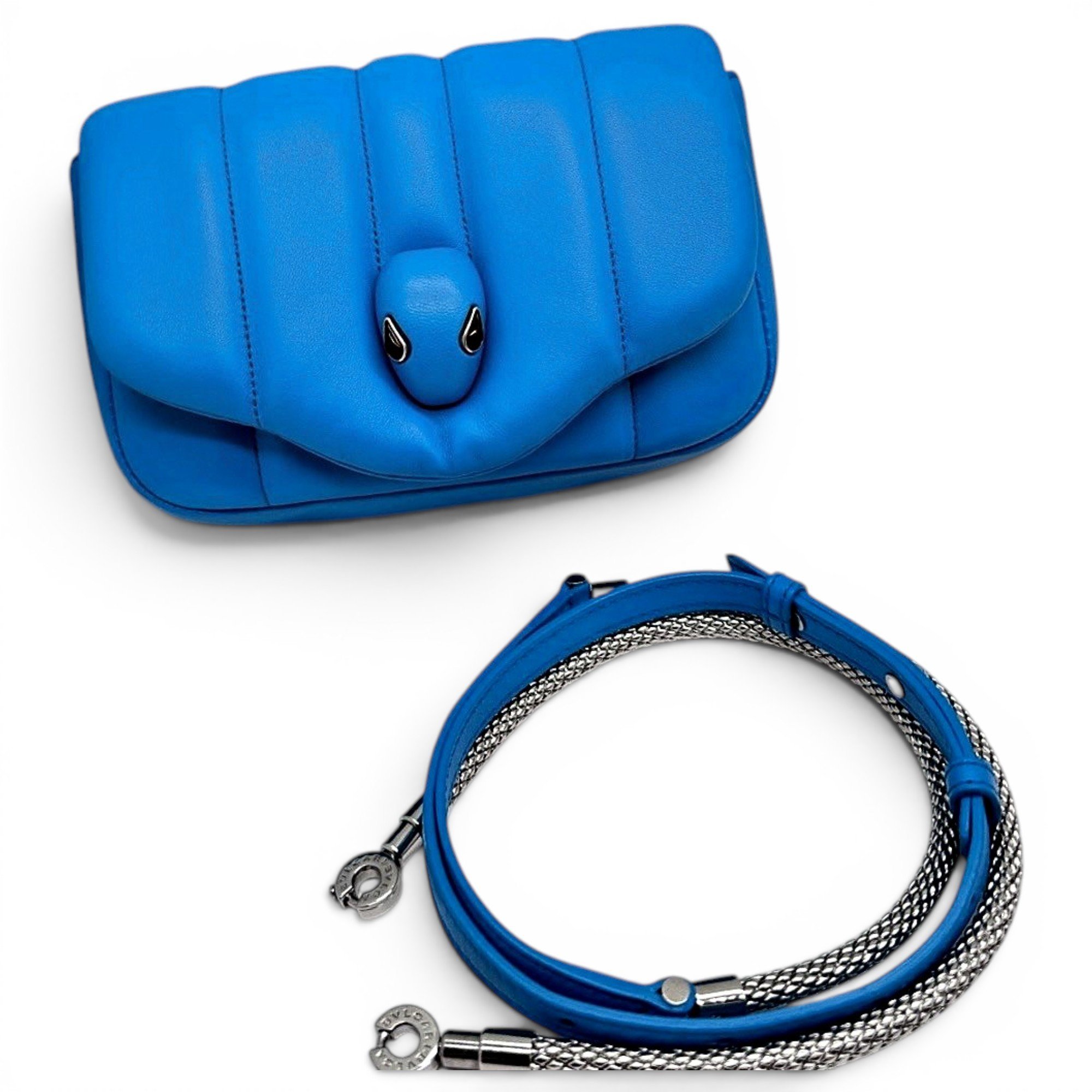 Bvlgari Serpenti leather handbag