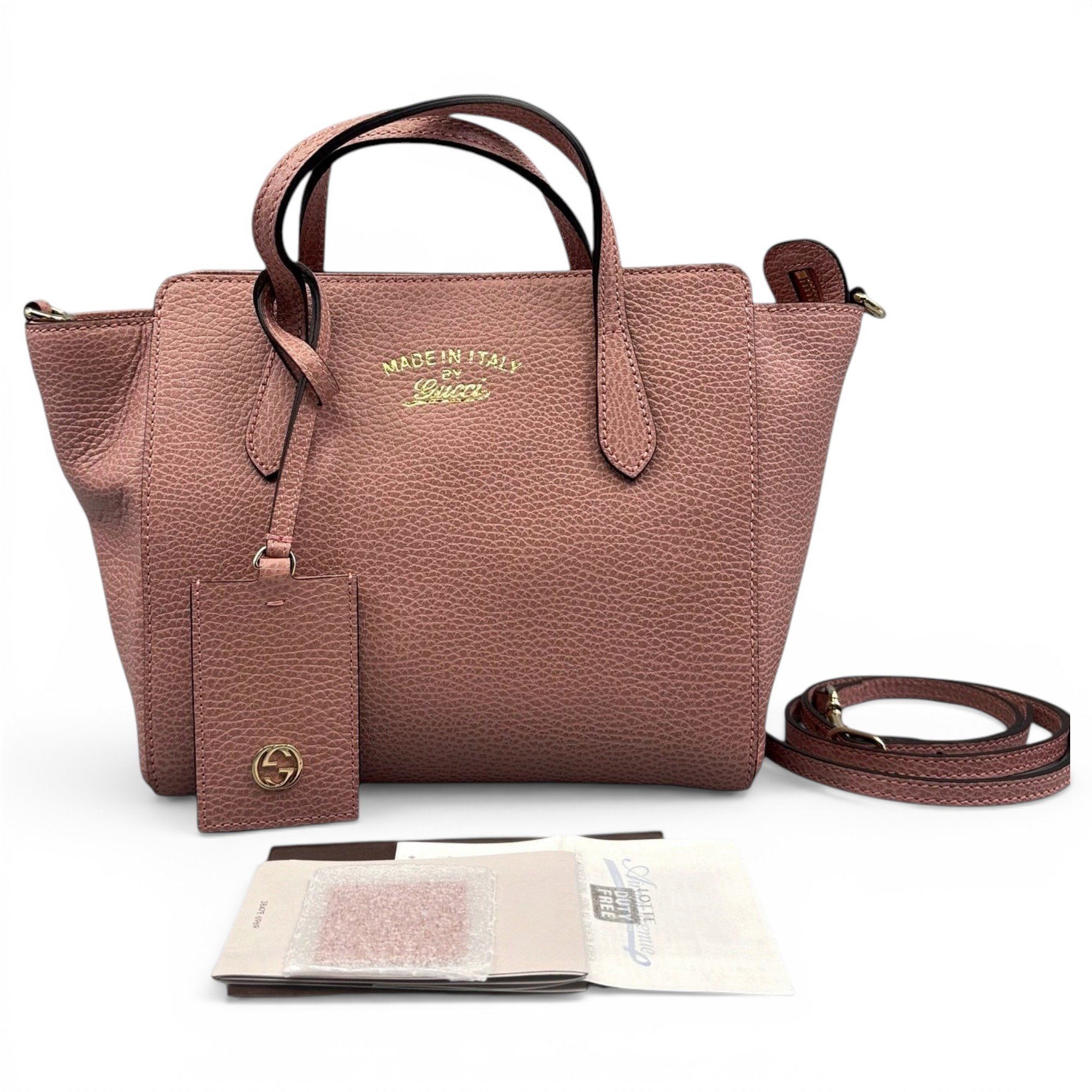 Leather tote