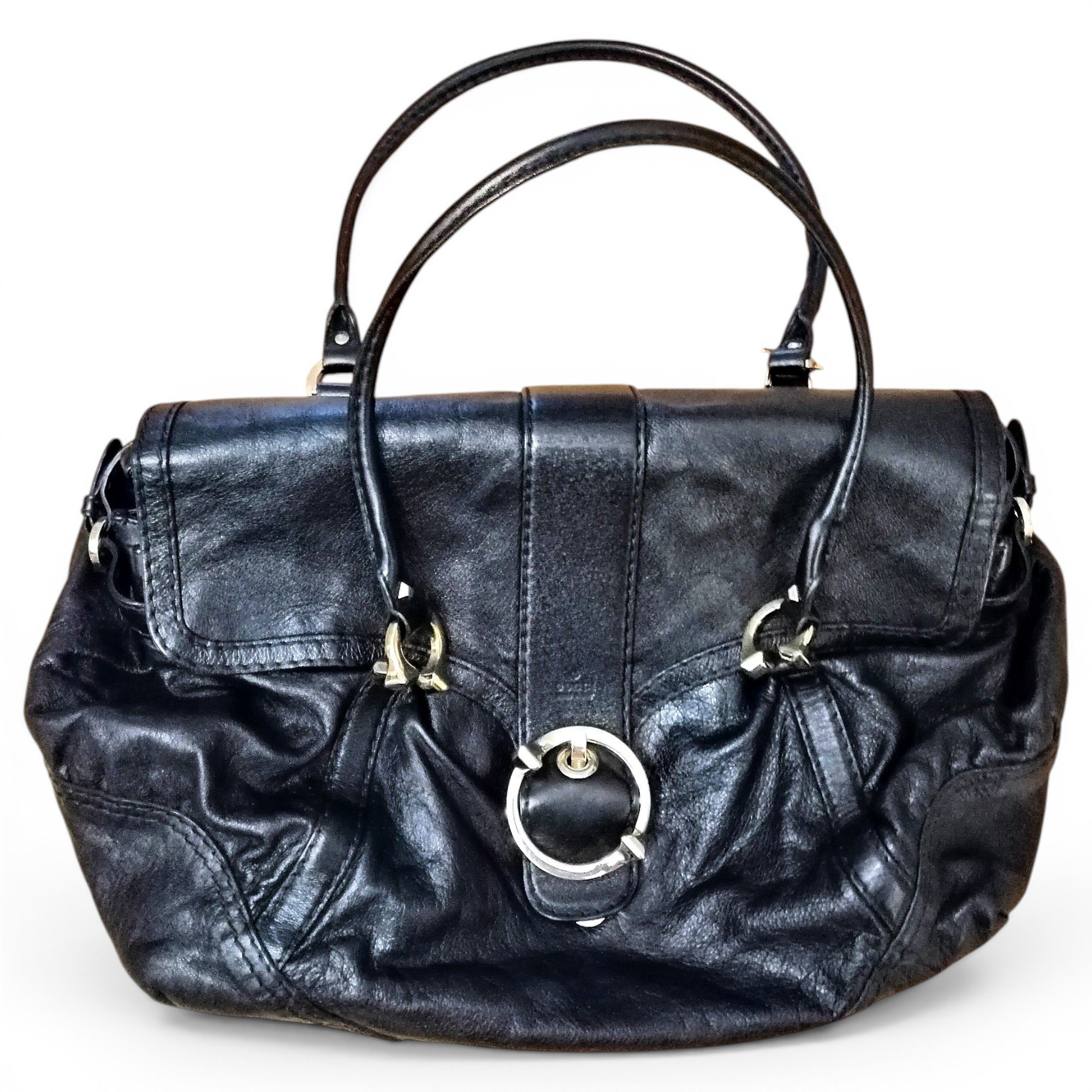 Leather handbag