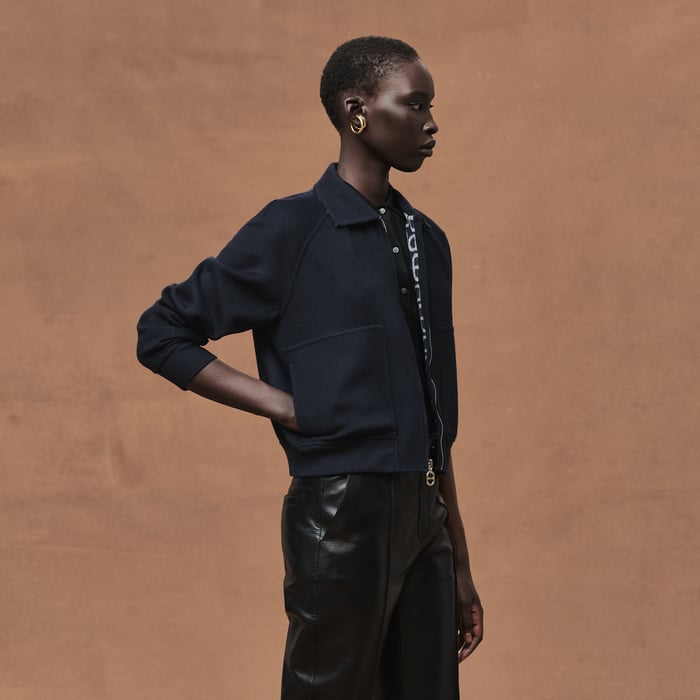 Bleu Marine "Chaine d'Ancre" Jacket