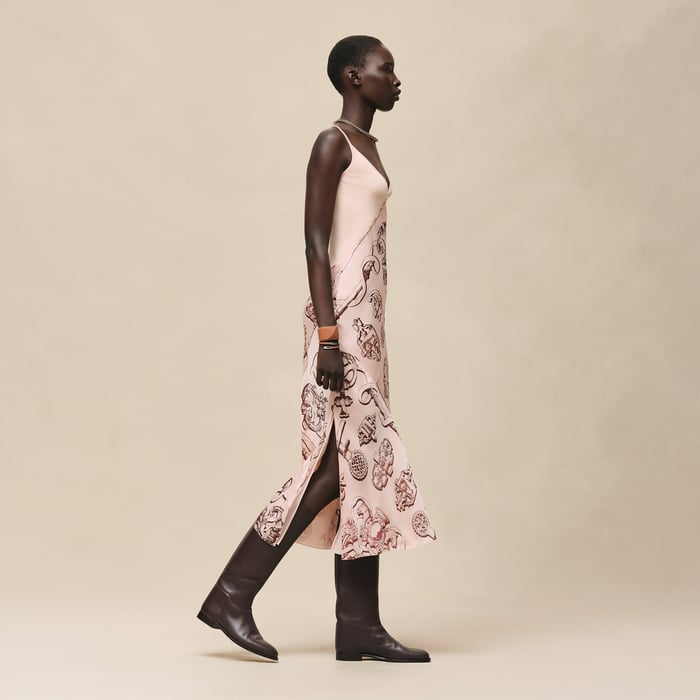Rose Opaline "Ferronnerie Remix" Dress