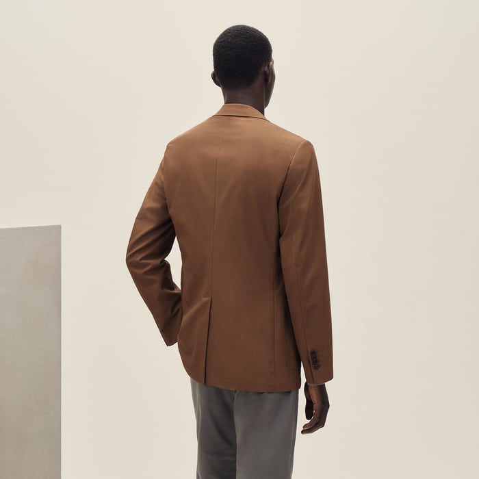 Caramel "Surpiqures H" Stadium Relax Jacket
