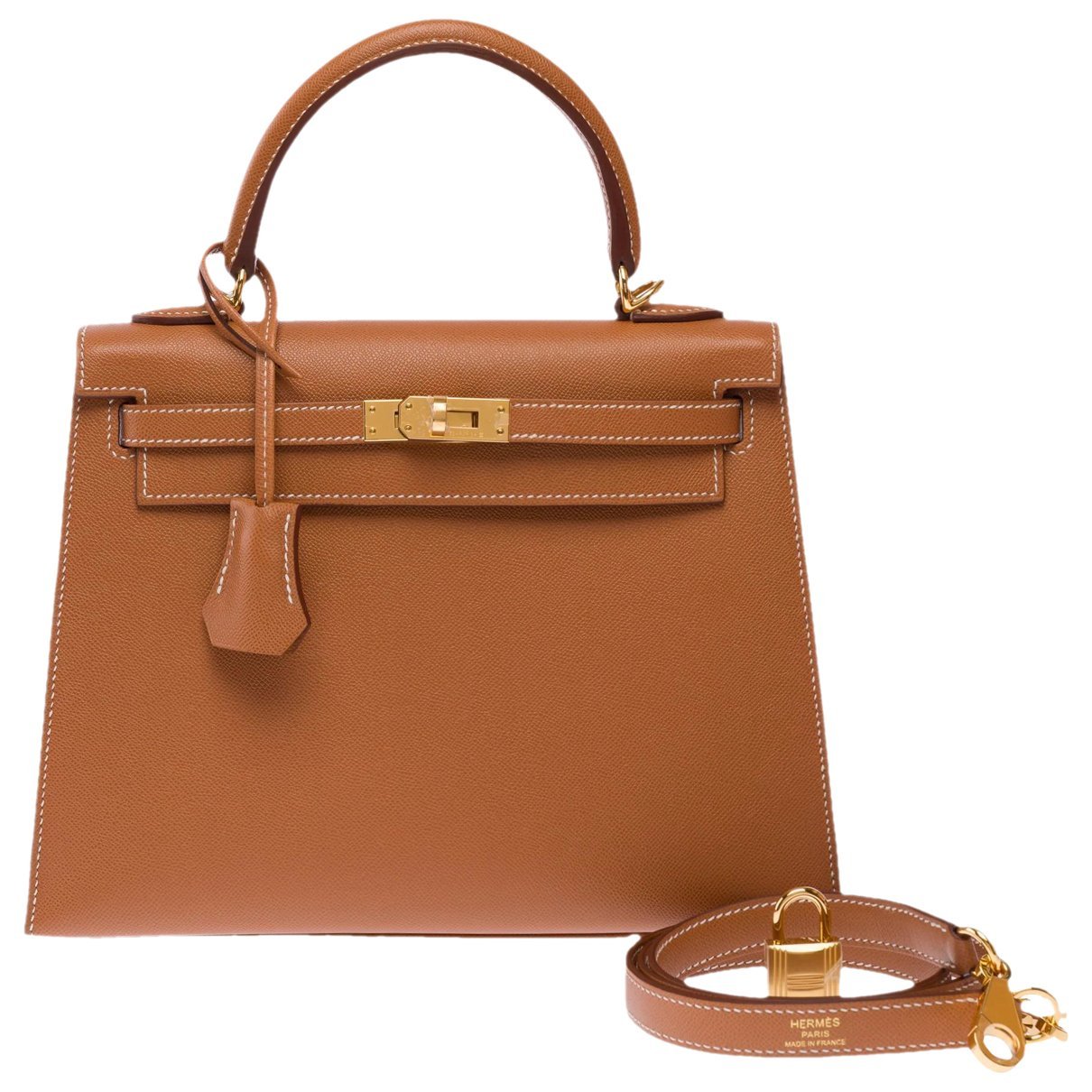 Kelly 25 leather handbag