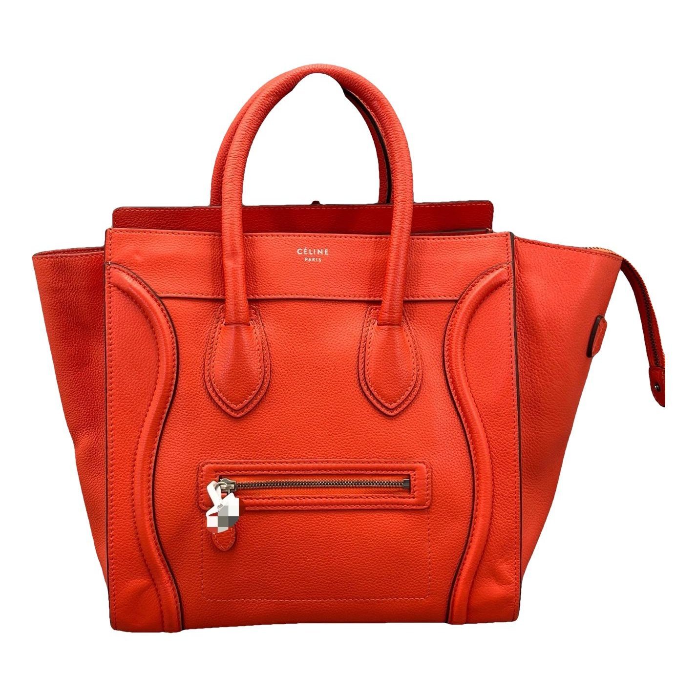 Luggage leather handbag