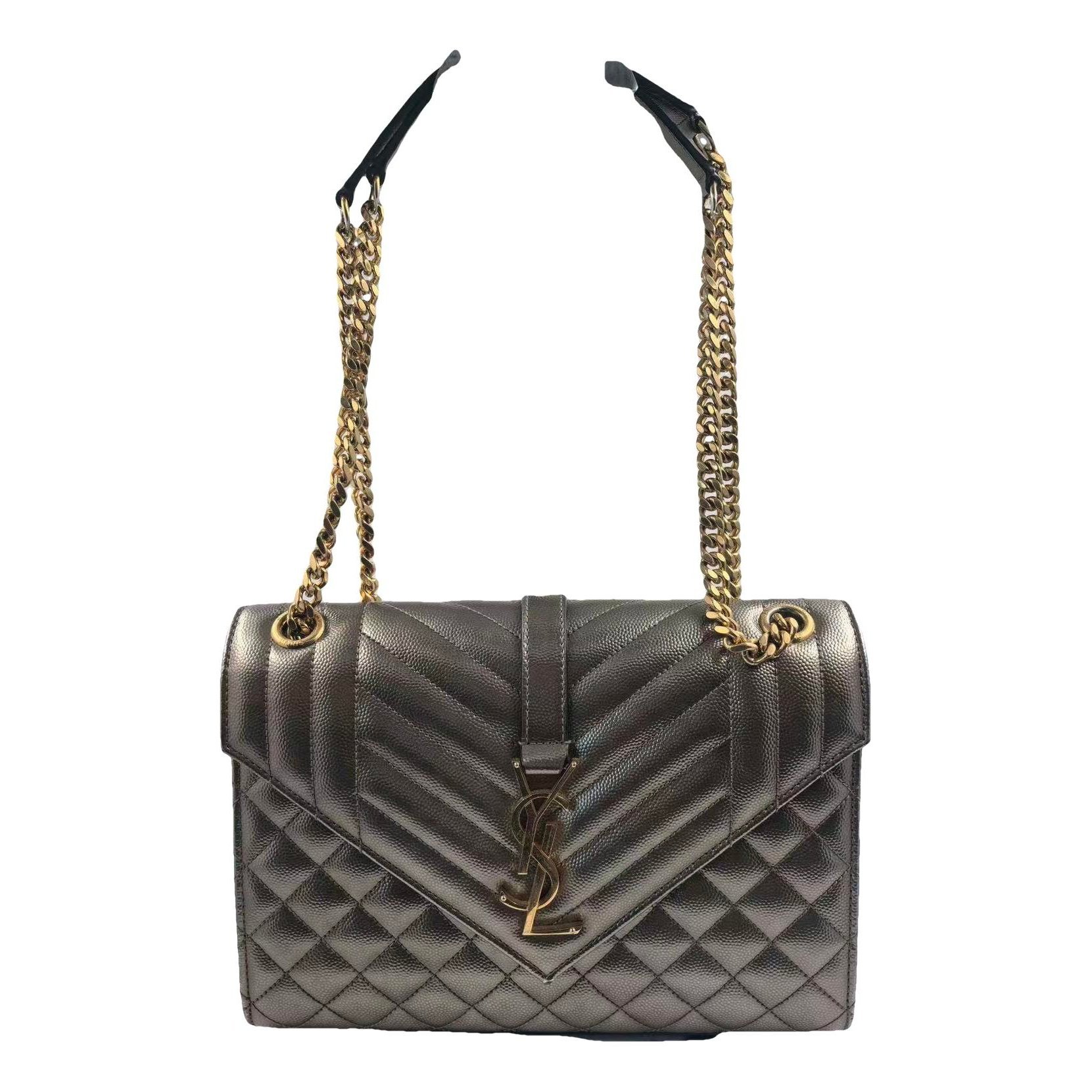 Envelope leather crossbody bag