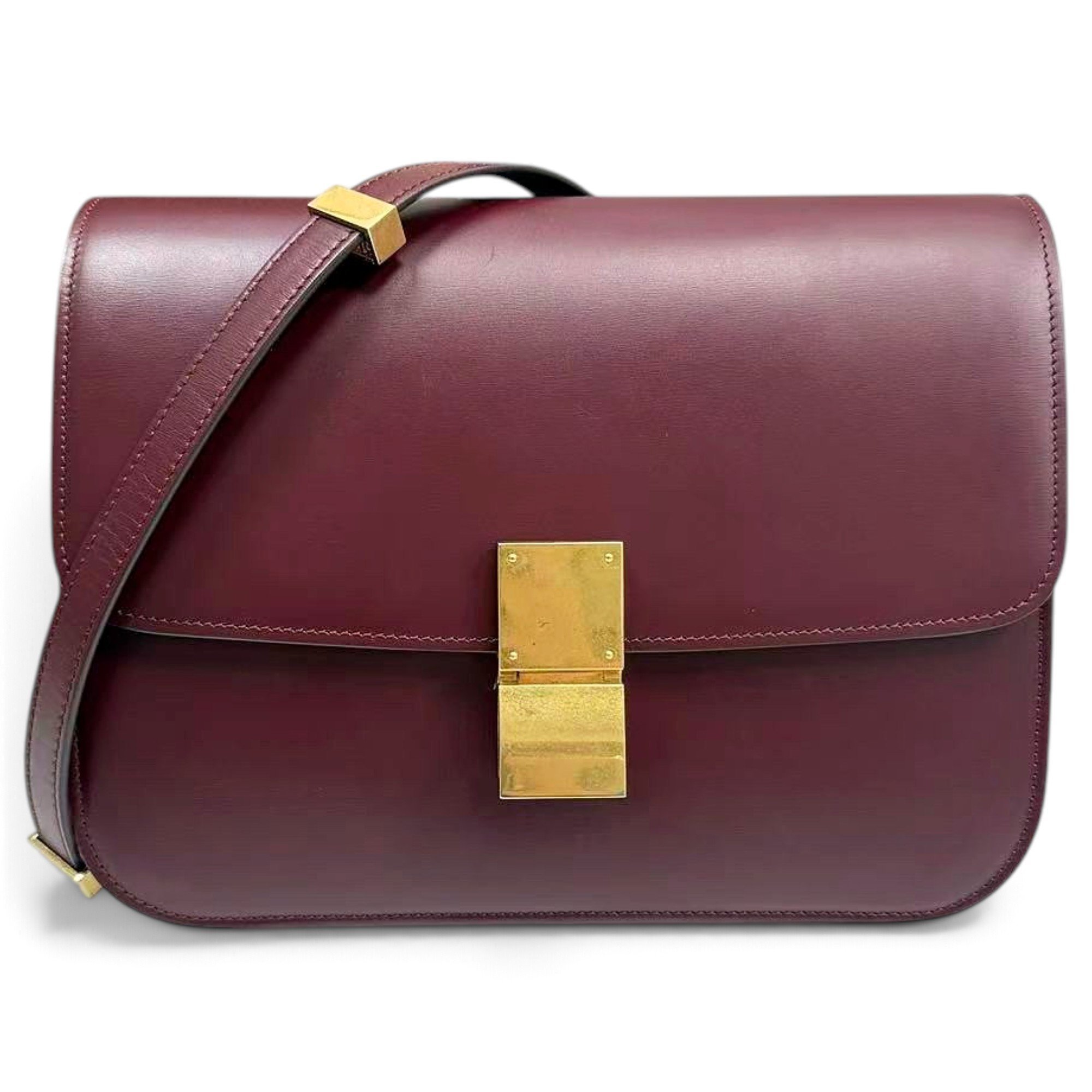 Classic leather crossbody bag