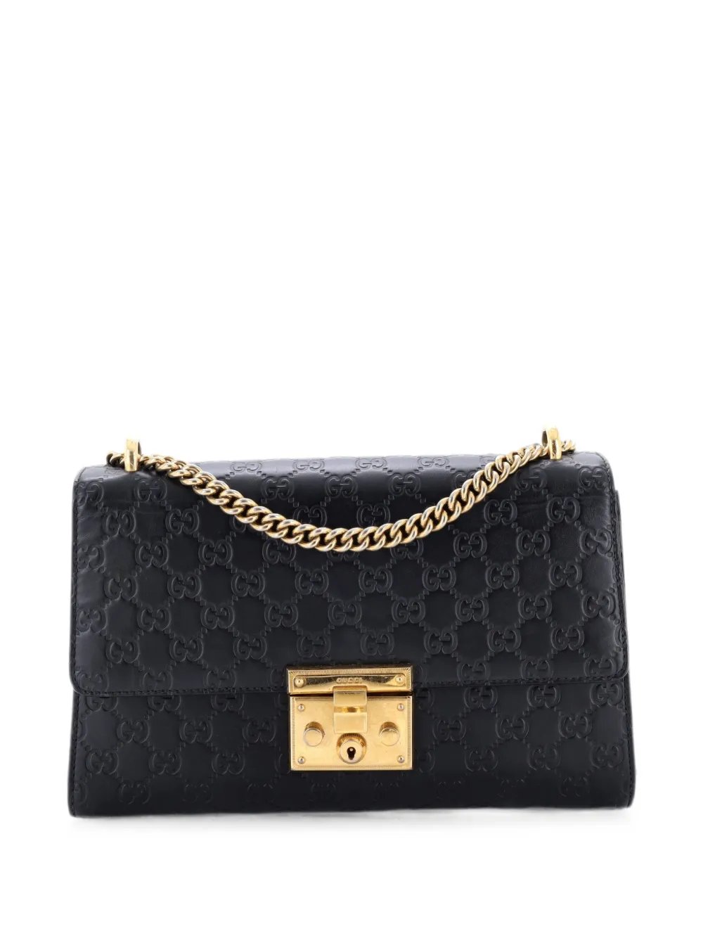 Padlock Guccissima Leather Medium shoulder bag