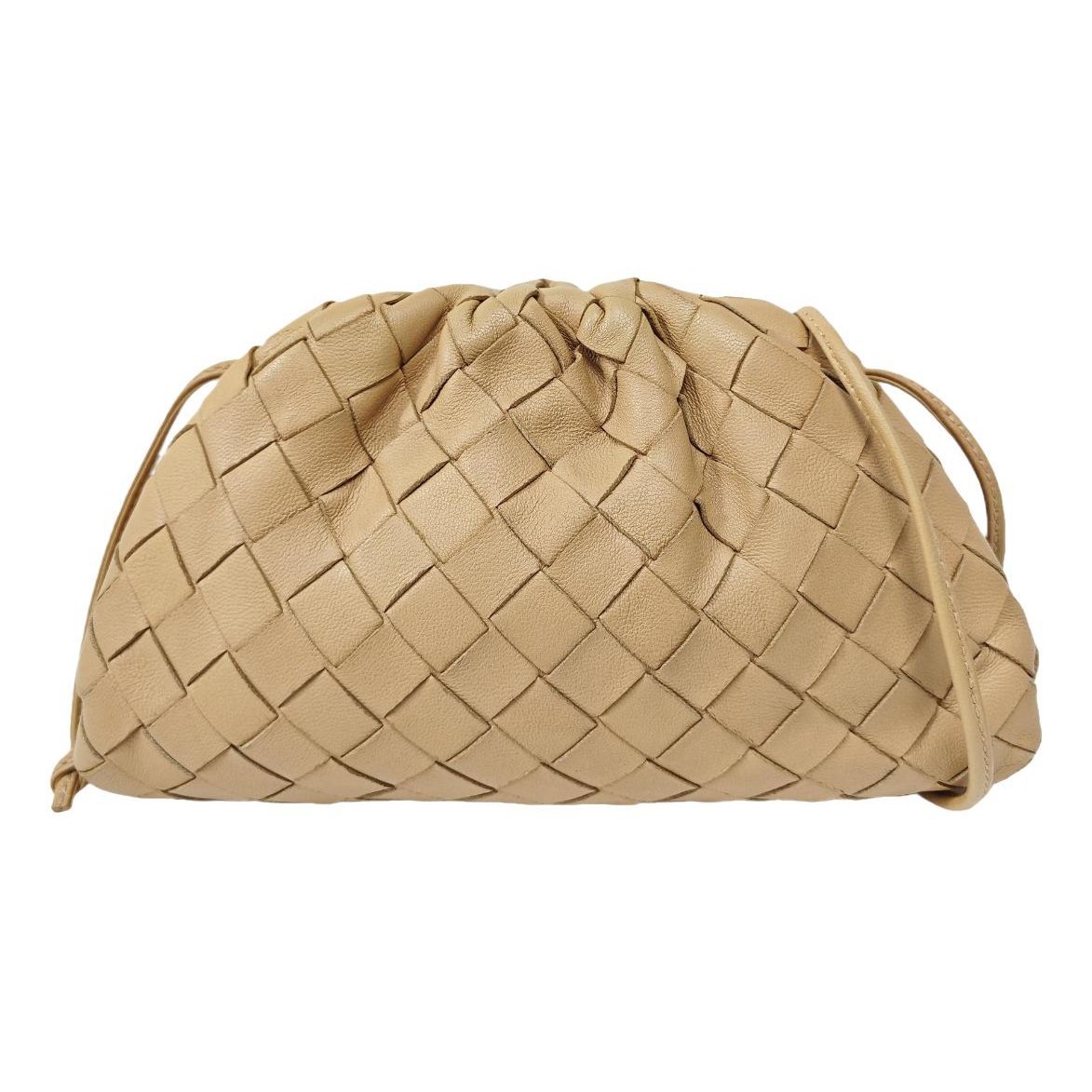 Pouch leather handbag