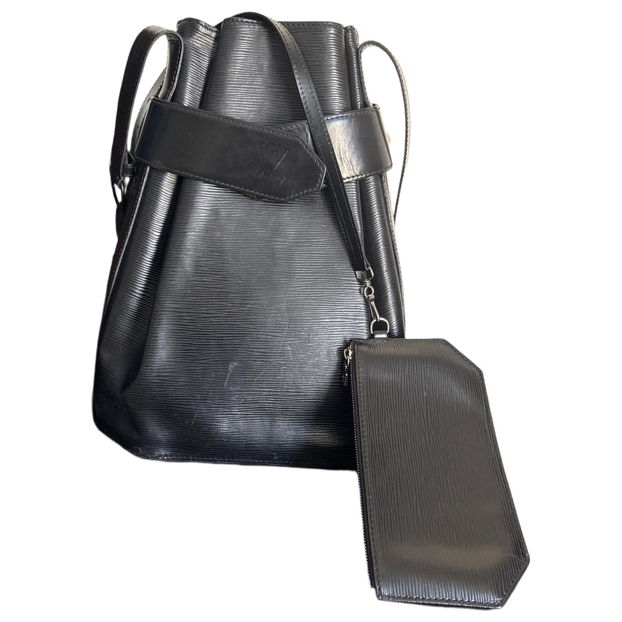 Twist Bucket Vintage leather handbag