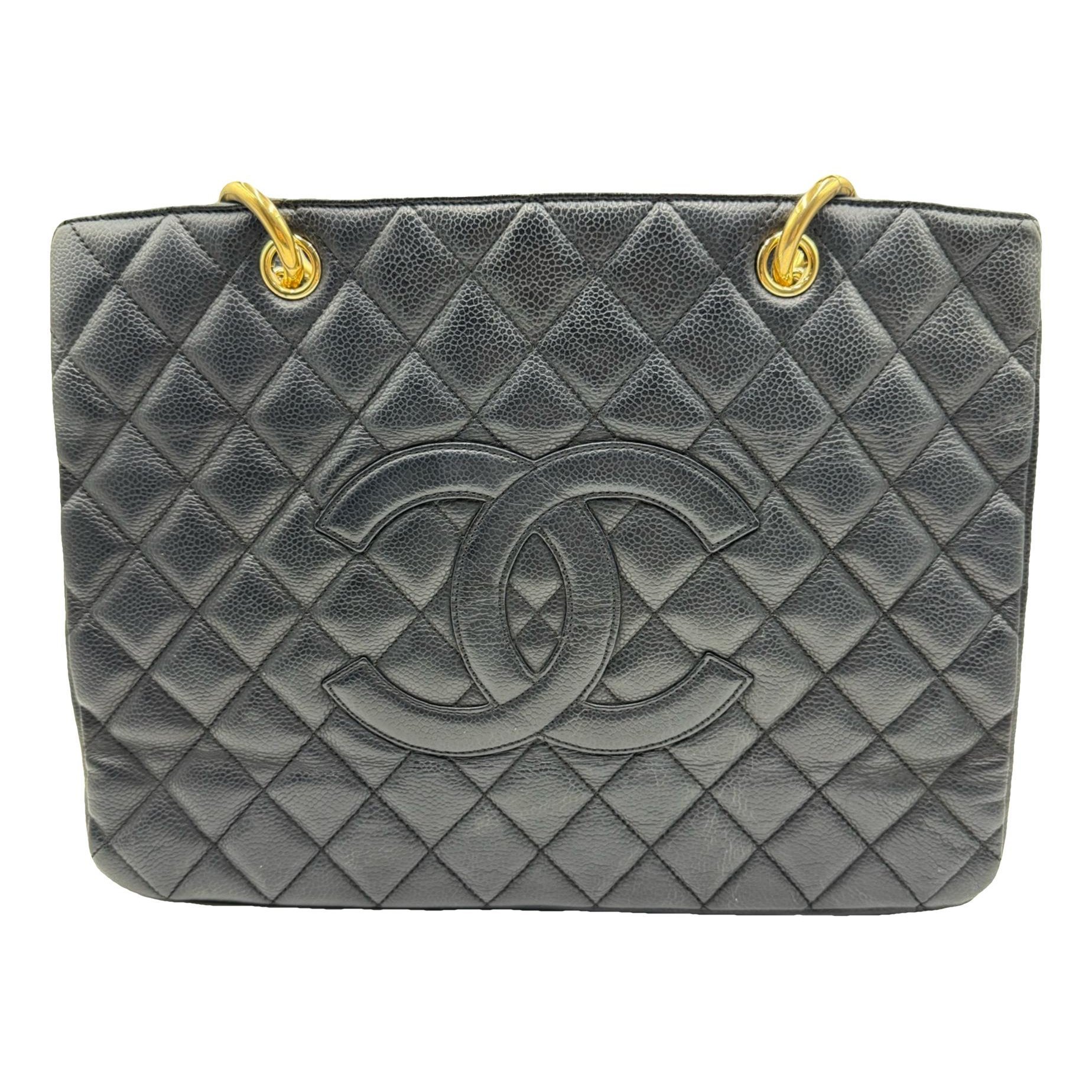 Grand shopping leather tote
