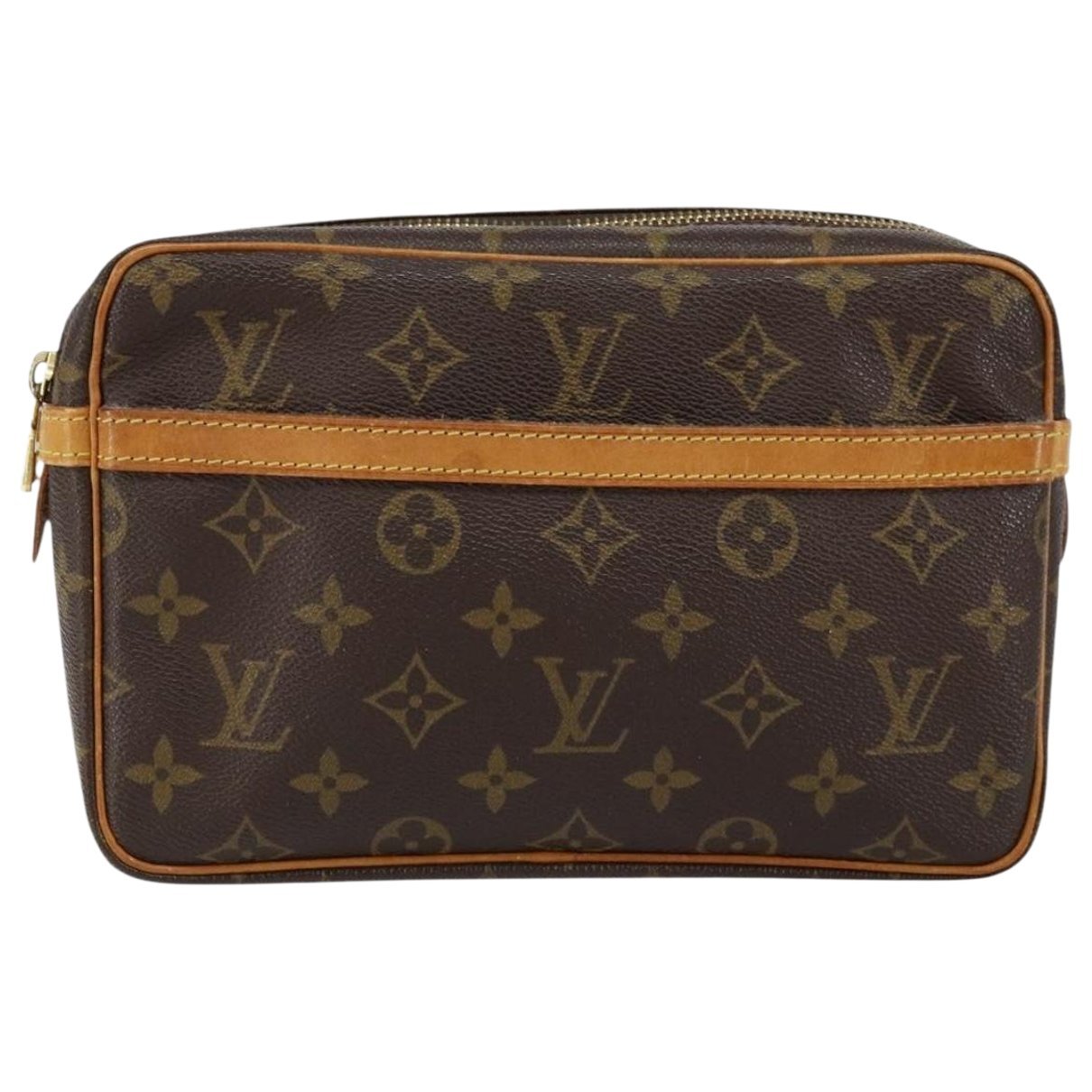 Leather clutch bag