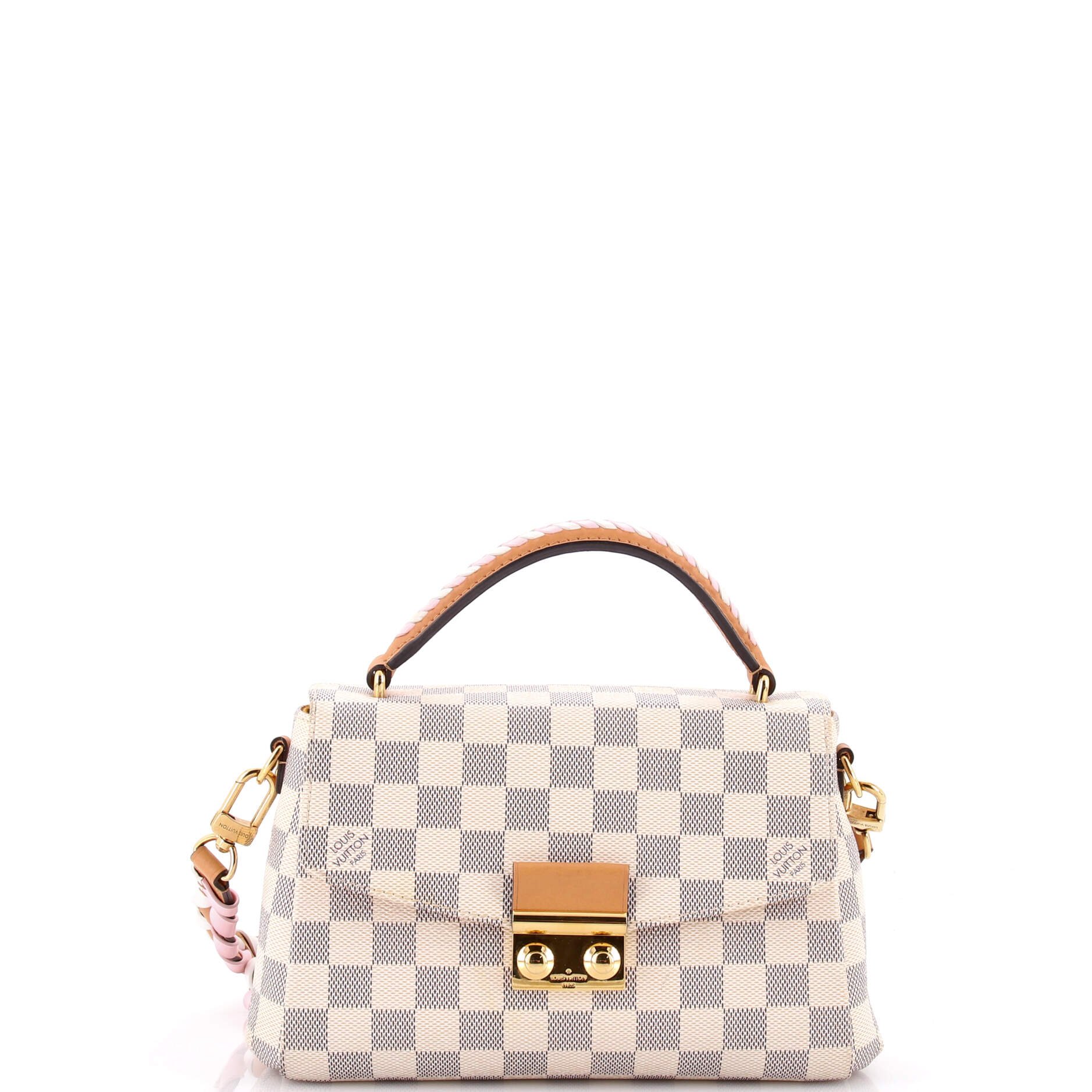 Croisette Handbag Damier with Braided Detail