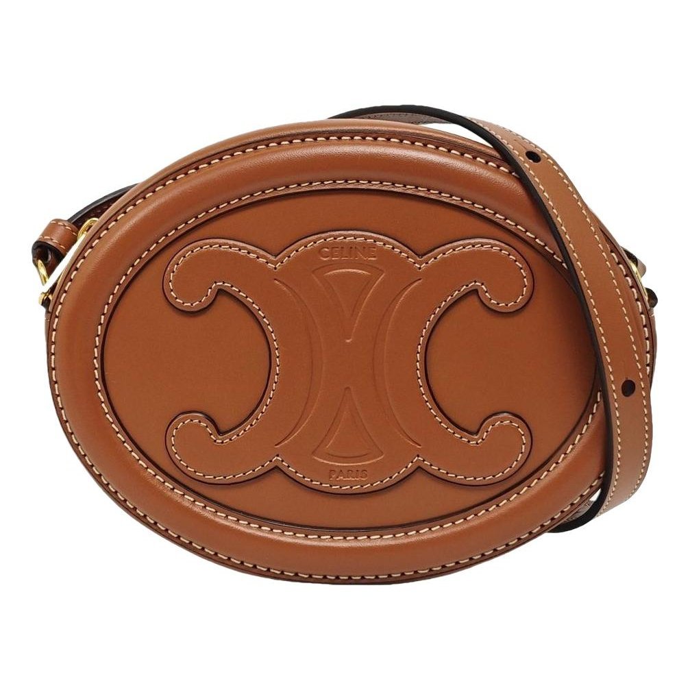 Triomphe leather handbag