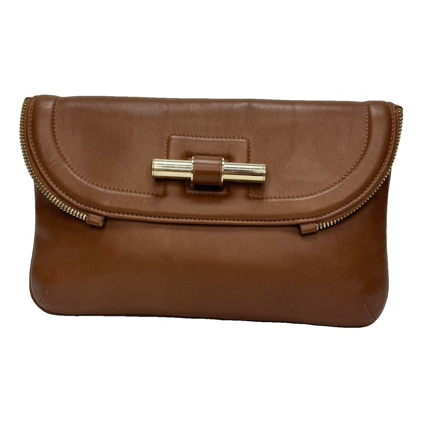 Rosetta leather clutch bag