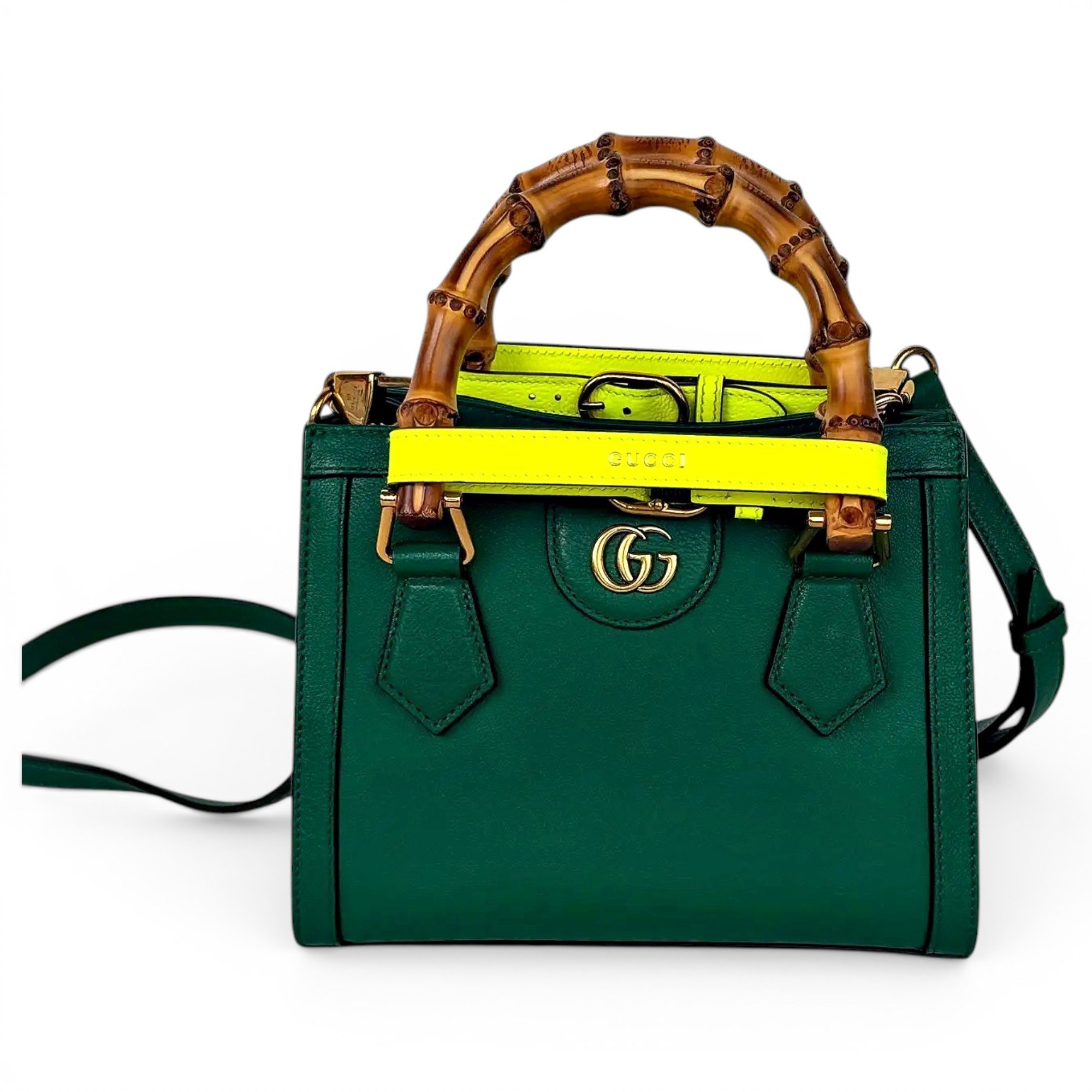 Diana Bamboo leather crossbody bag
