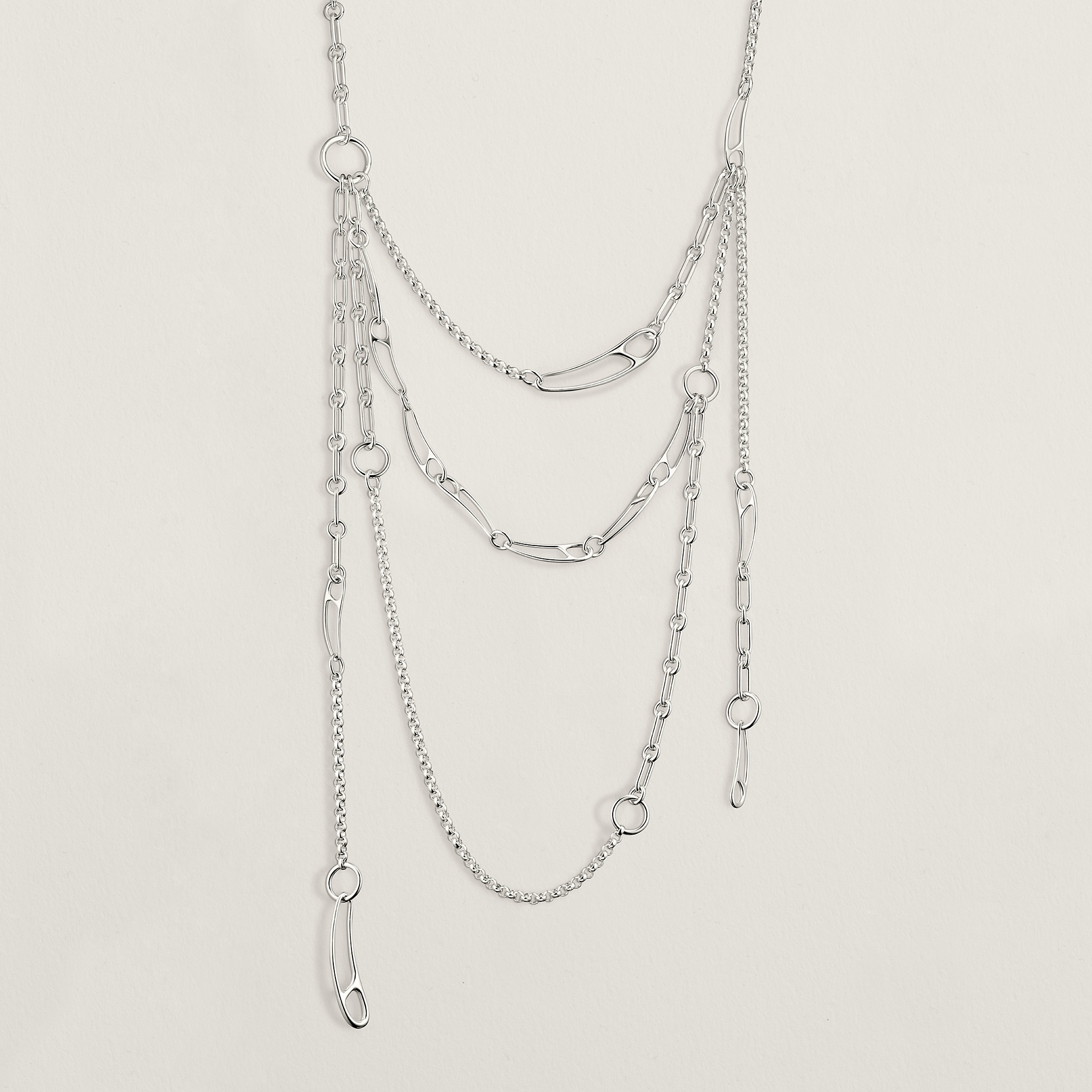 Chaine d'ancre Punk long necklace
