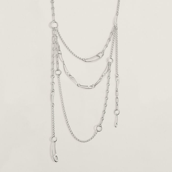 Sans Coloris Chaine d'Ancre Punk Long Necklace
