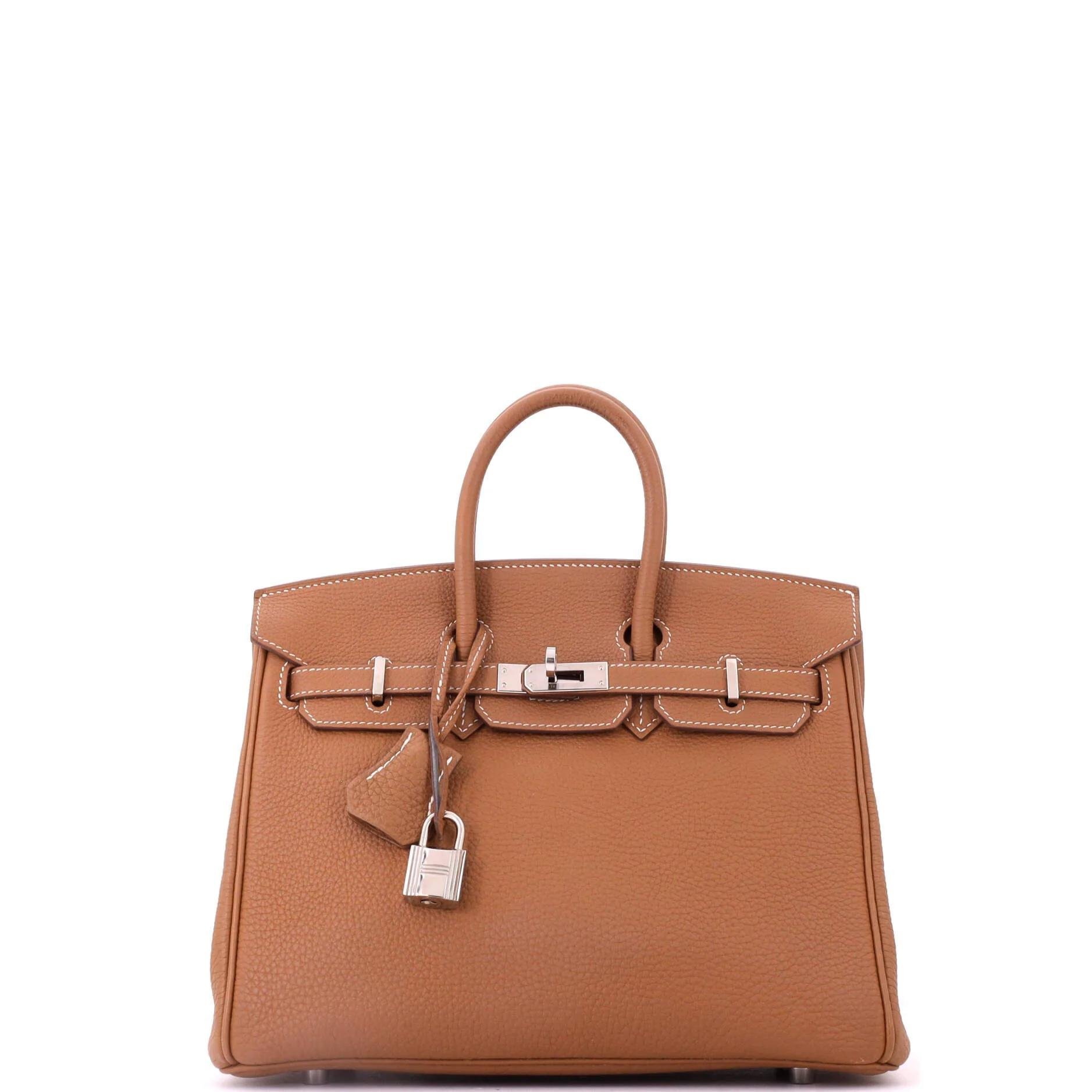Birkin 25 leather tote