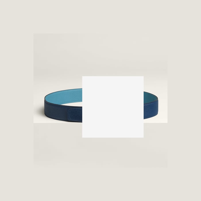 Jumbo Belt Buckle & Reversible Leather Strap 38 MM