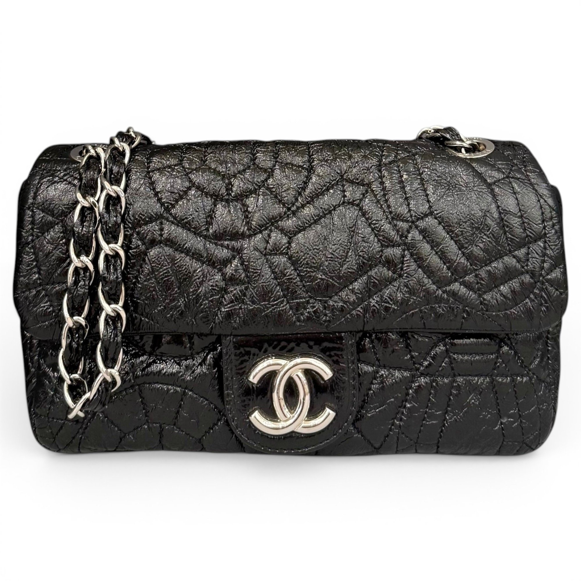Vinyl handbag