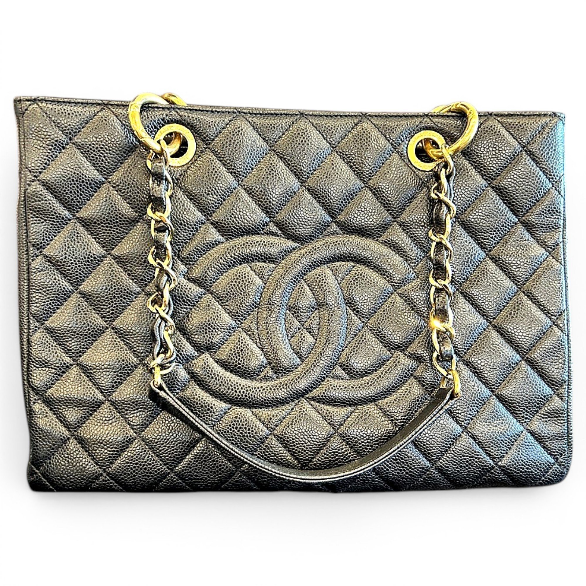 Grand shopping leather tote