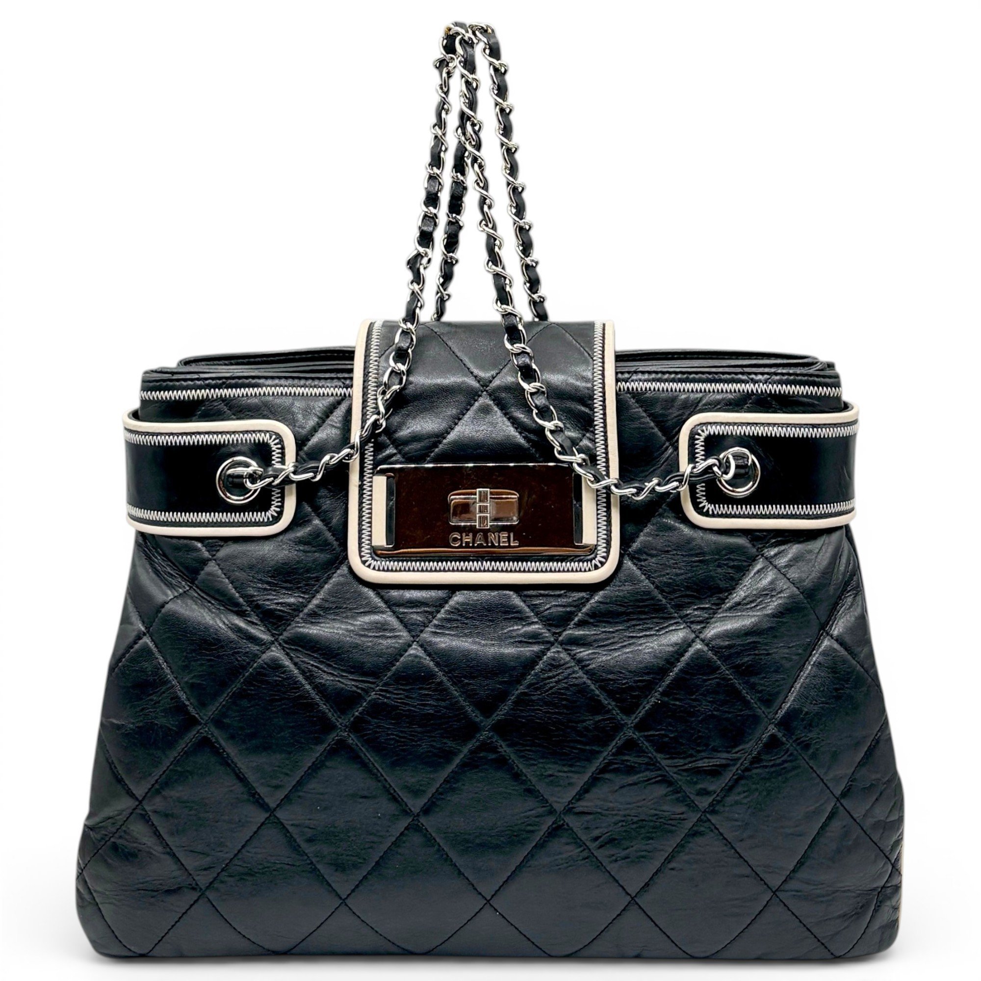 2.55 leather tote