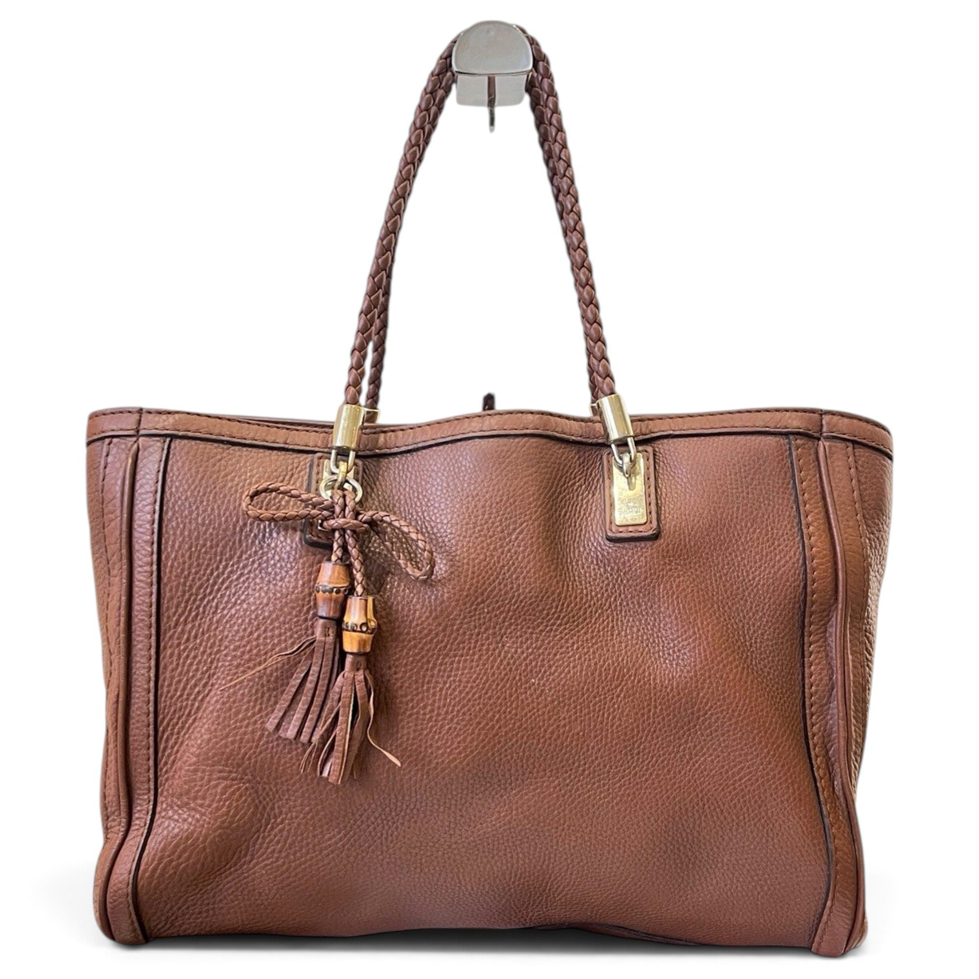 Leather tote
