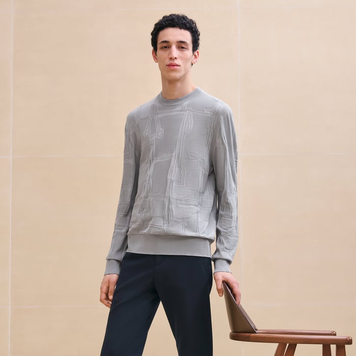 Silex "Jeu De Points Harnais" Crewneck Sweater