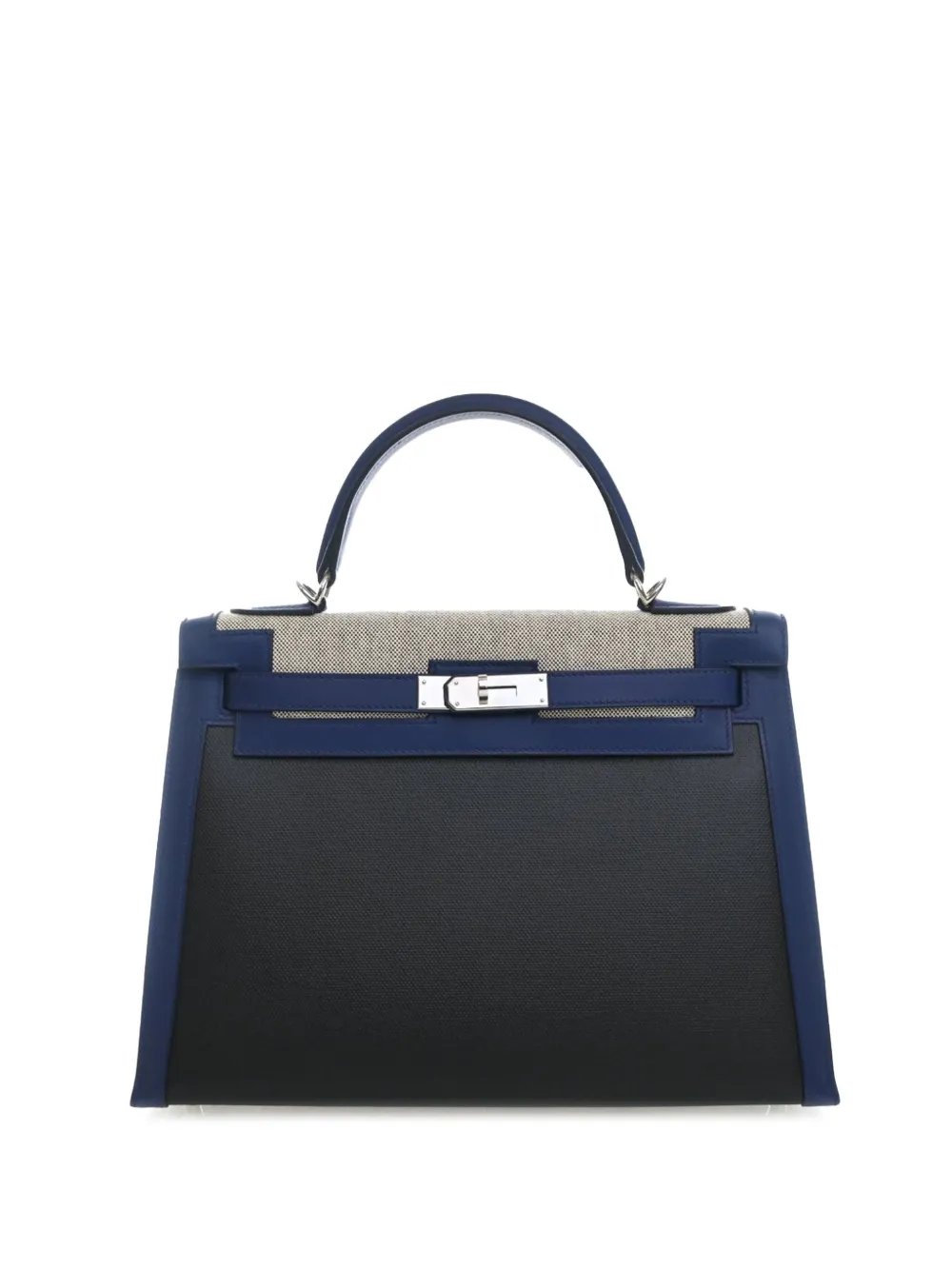 2019 Tricolor Swift and Toile H Berline Kelly II Sellier 32 satchel