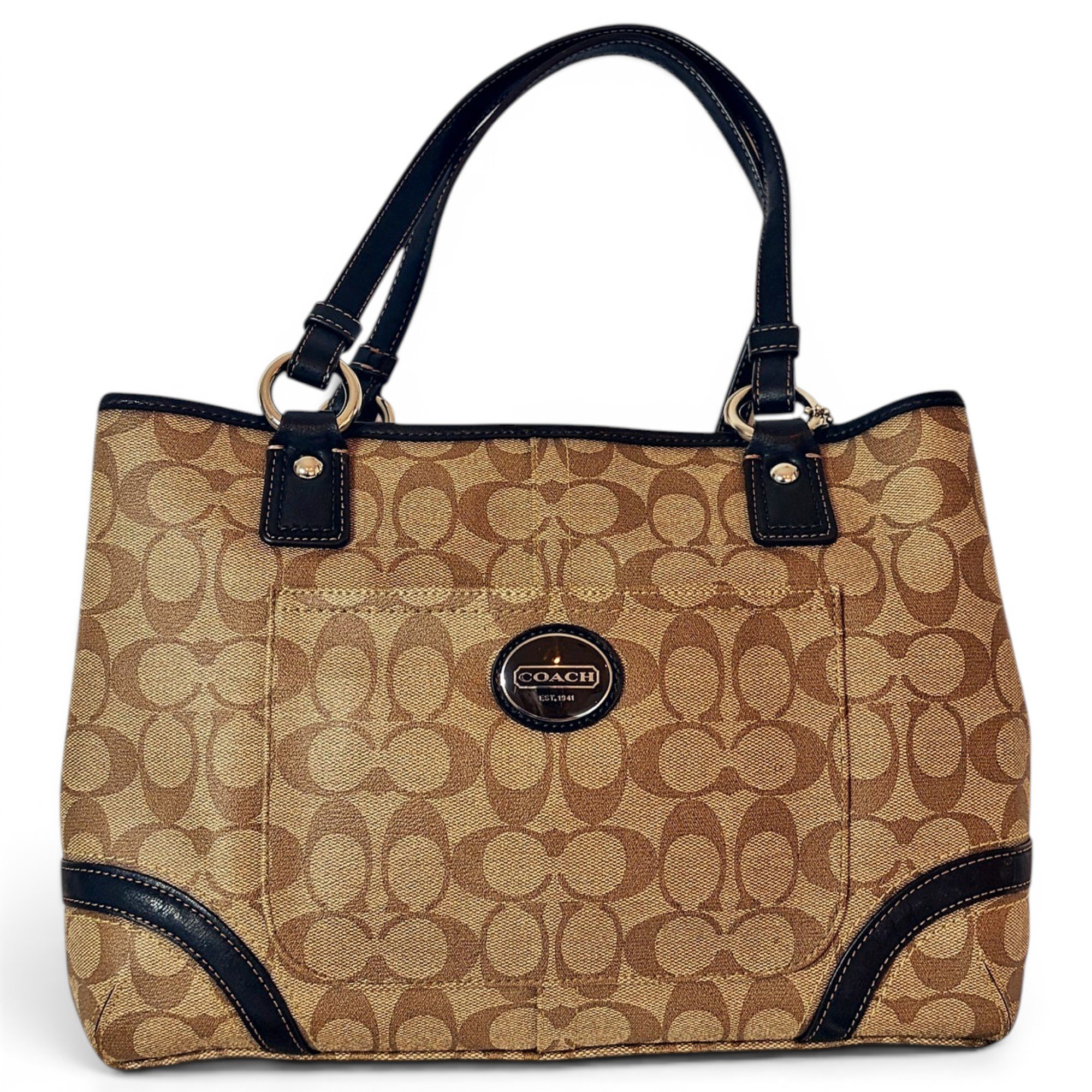 Leather tote