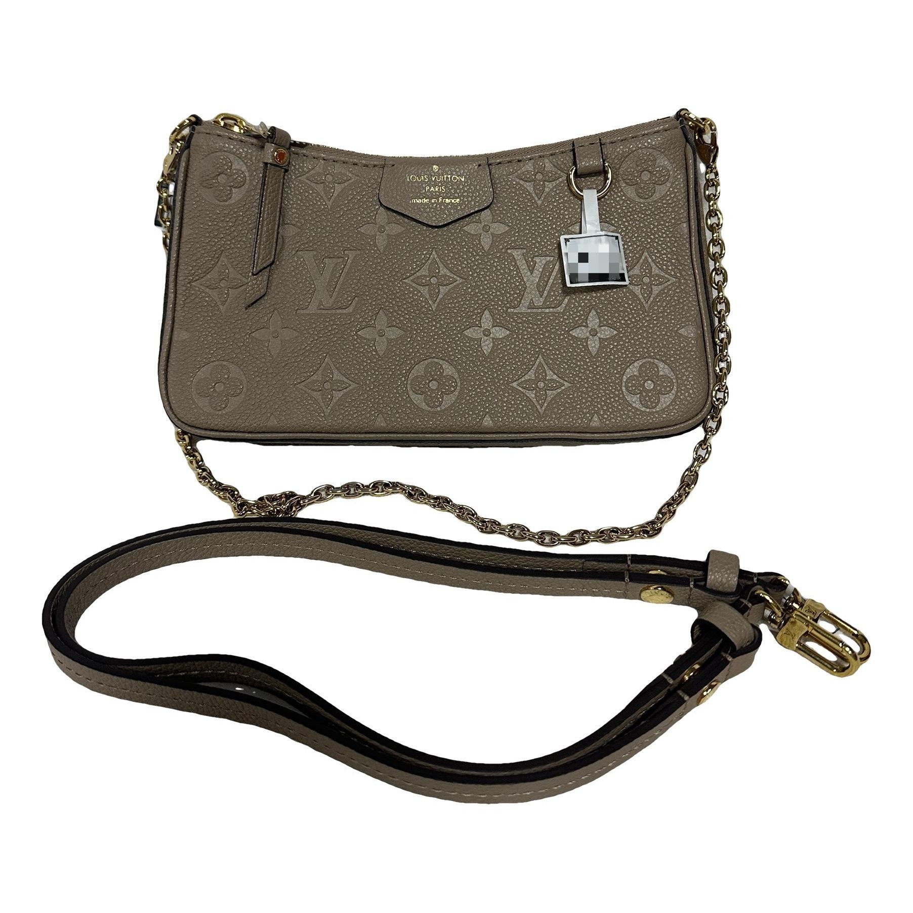 Easy Pouch On Strap leather handbag