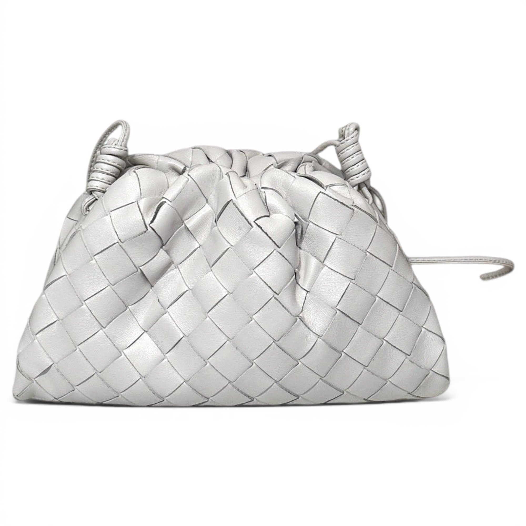 Pouch leather handbag