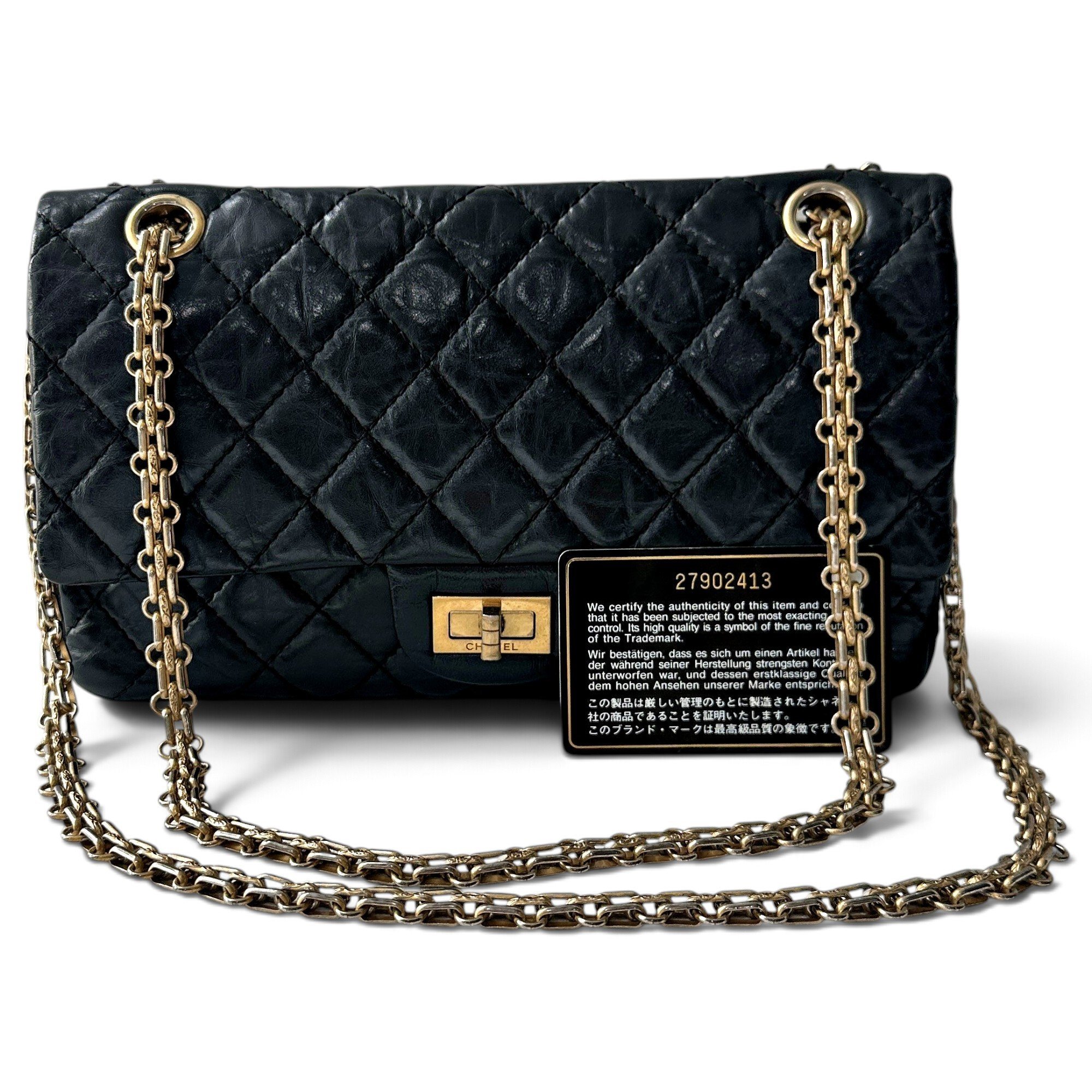 2.55 leather handbag