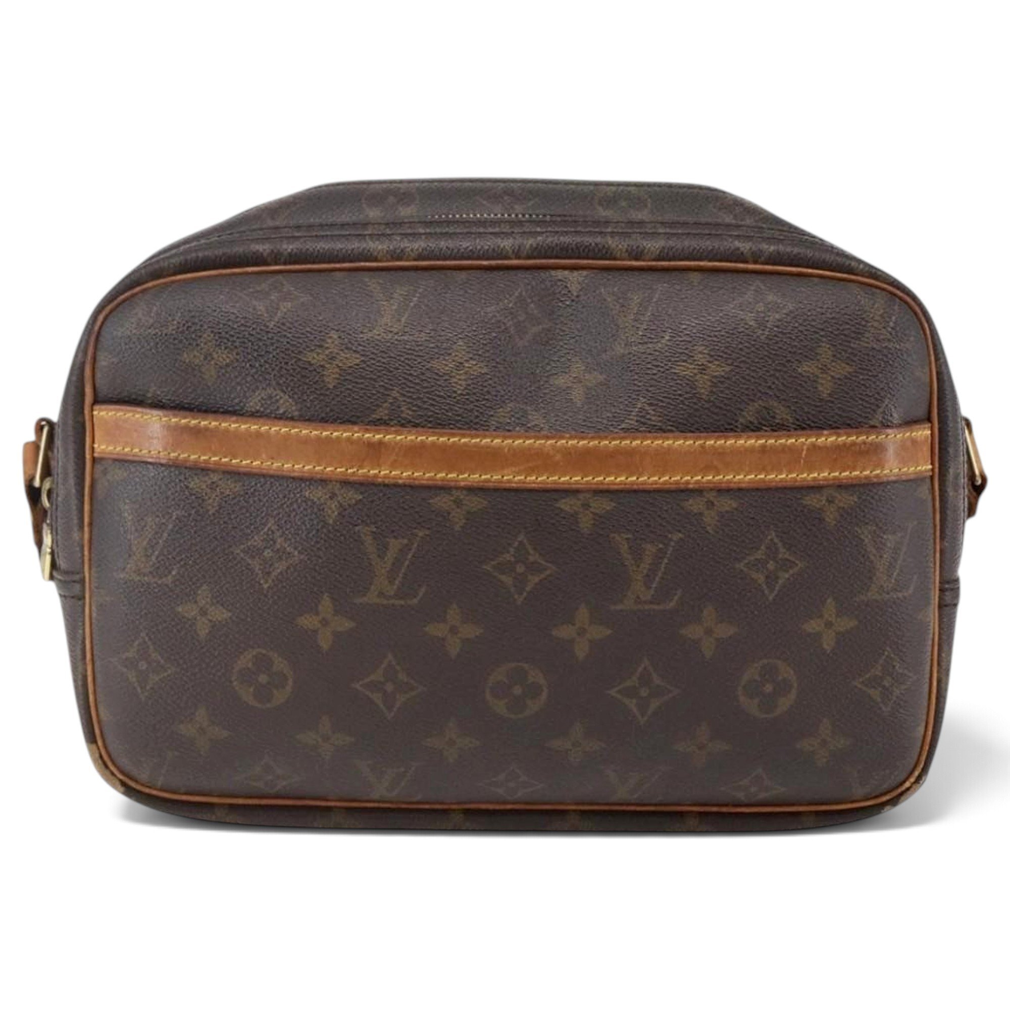 Reporter leather handbag